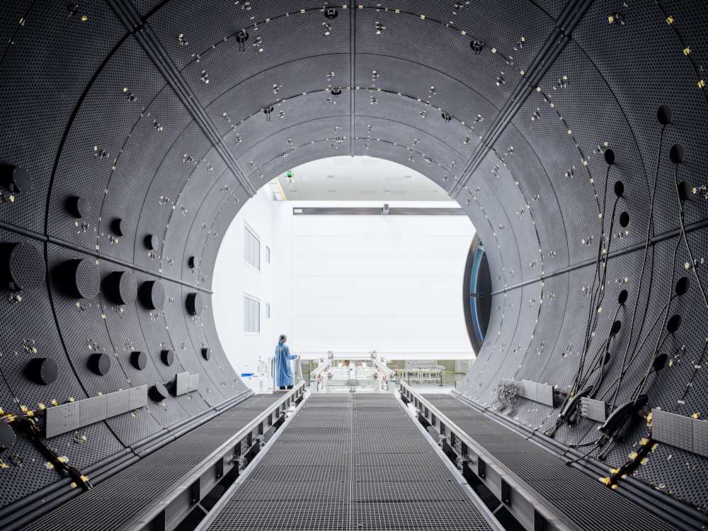 Thermal vacuum test chamber at RAL Space, Didcot, UK.