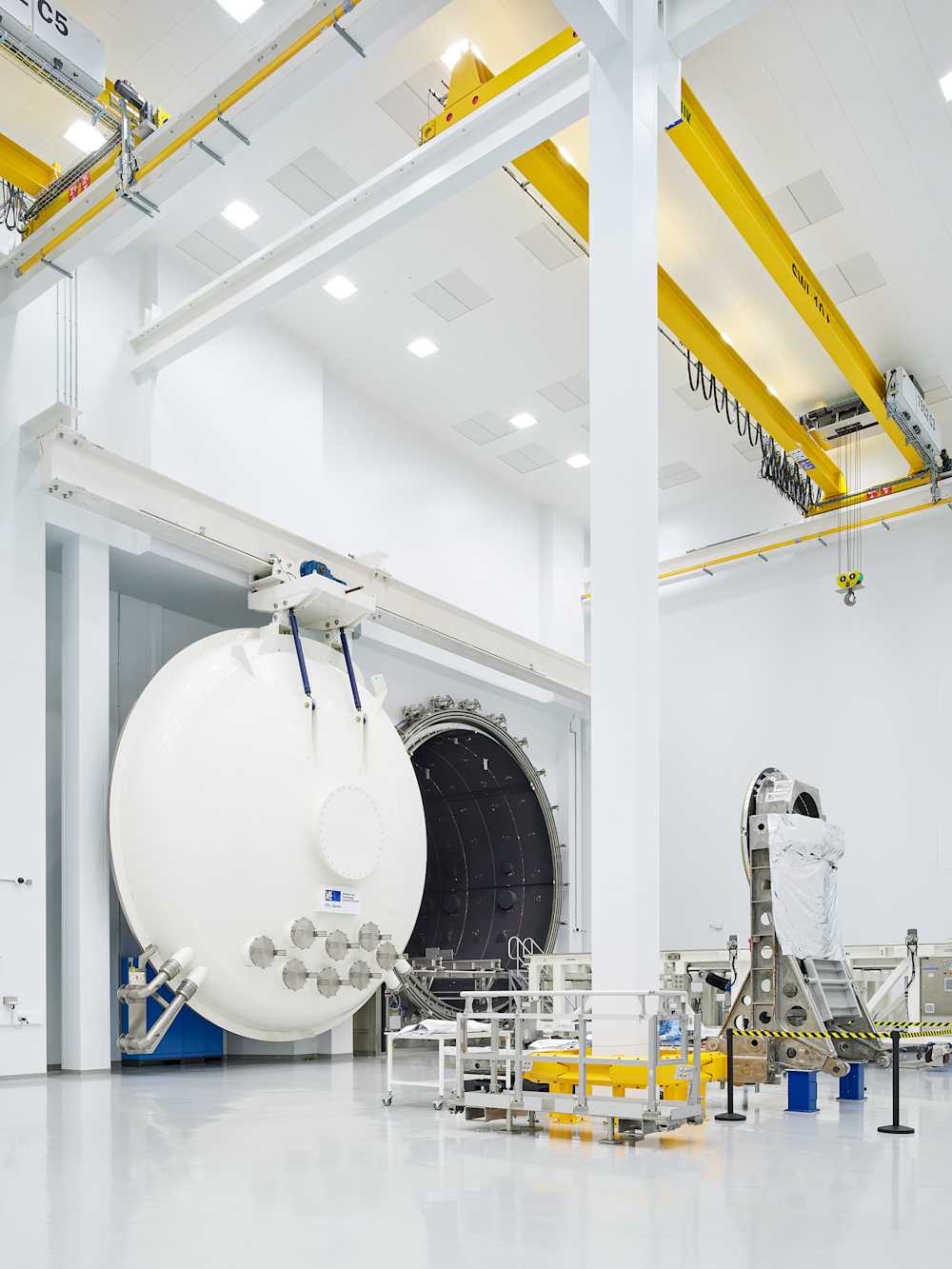 Thermal vacuum test chamber at RAL Space, Didcot, UK.