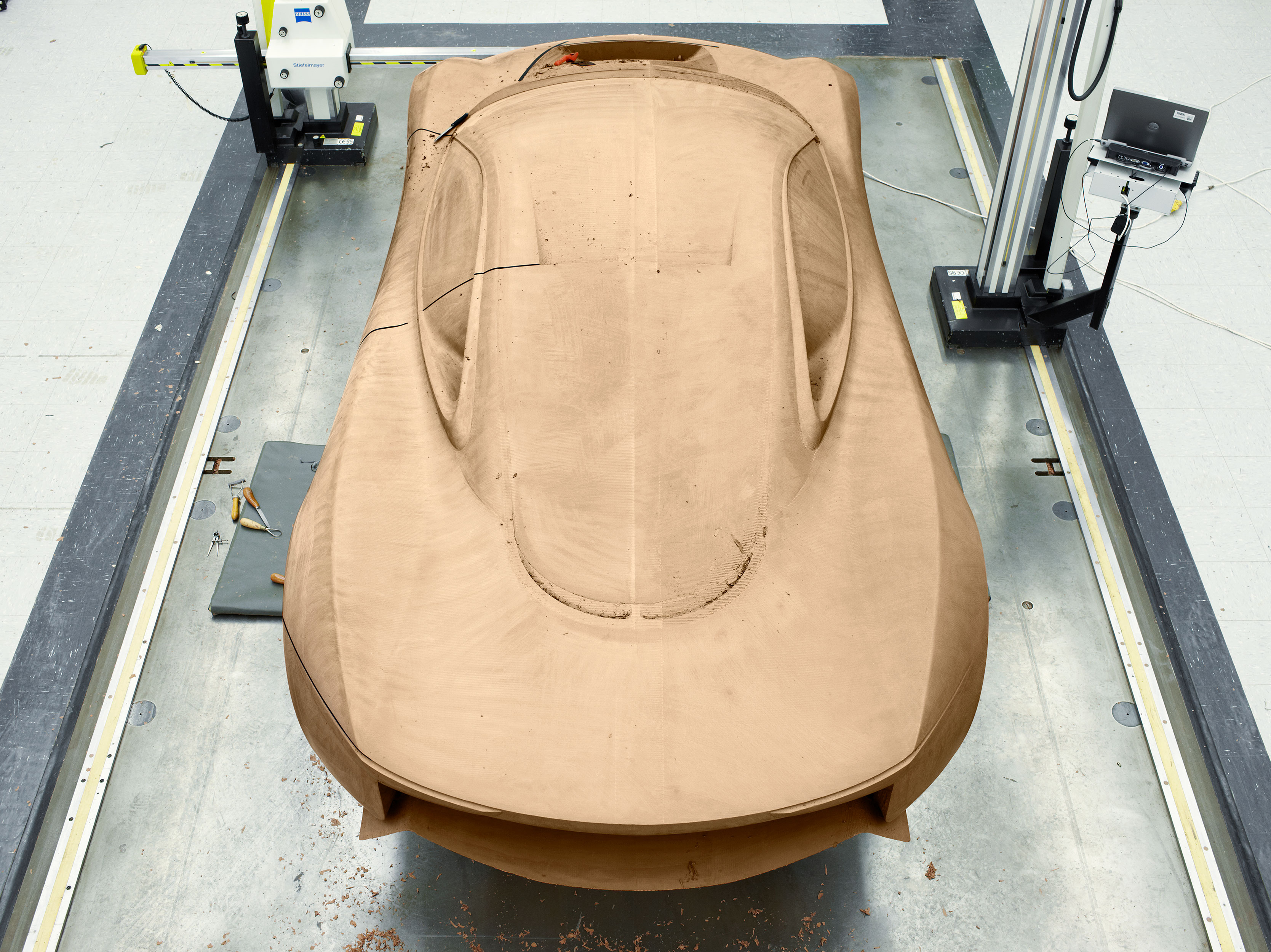 Clay Modelling at JLR, Gaydon, UK.