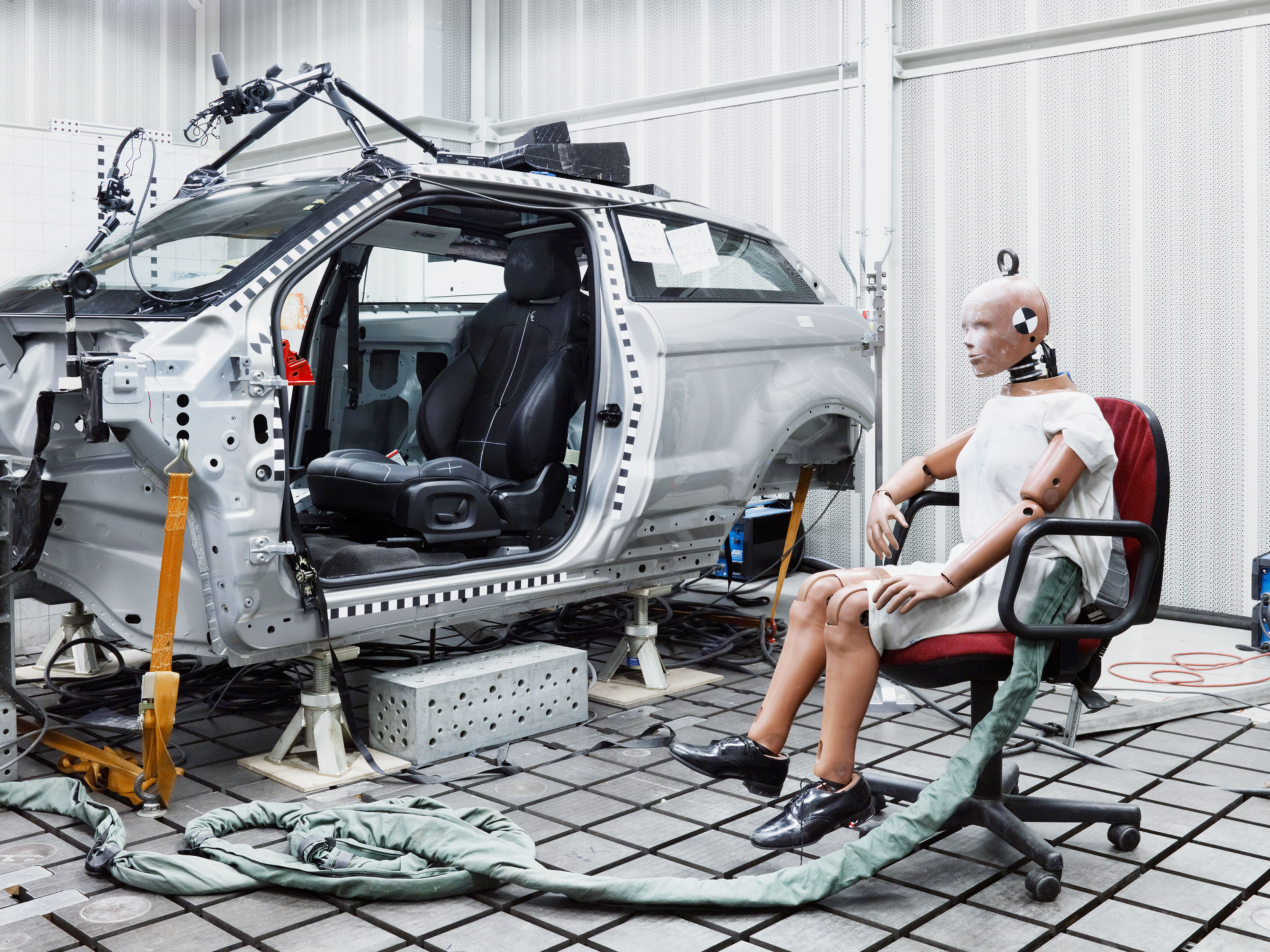 Testing and Development at JLR, Gaydon, UK.