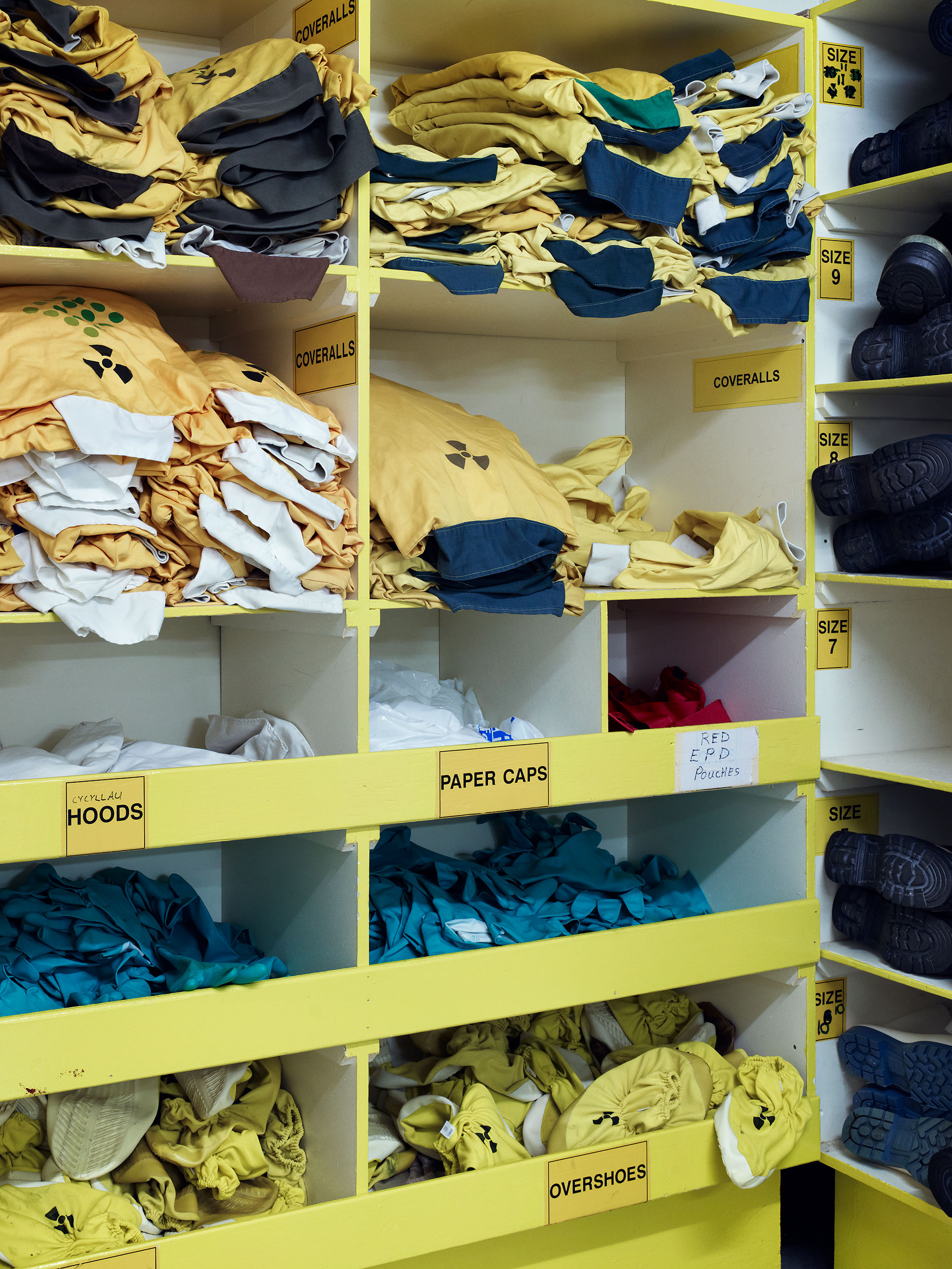 Decommissioning work at Trawsfynydd nuclear power station, Wales.