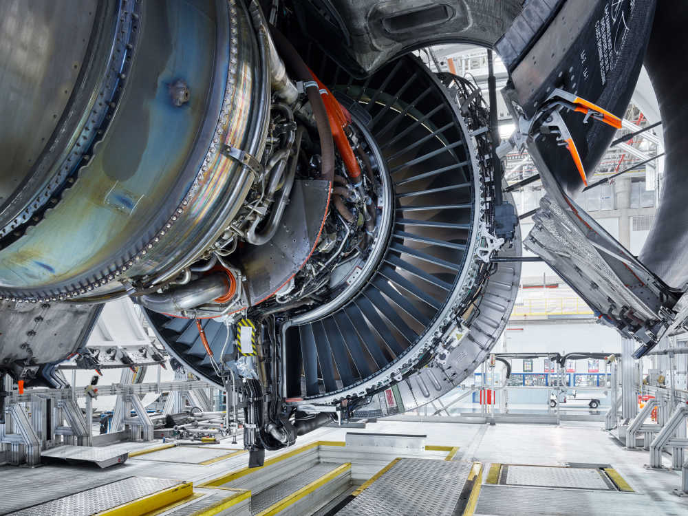 Emirates Airline maintenance, Dubai, UAE.