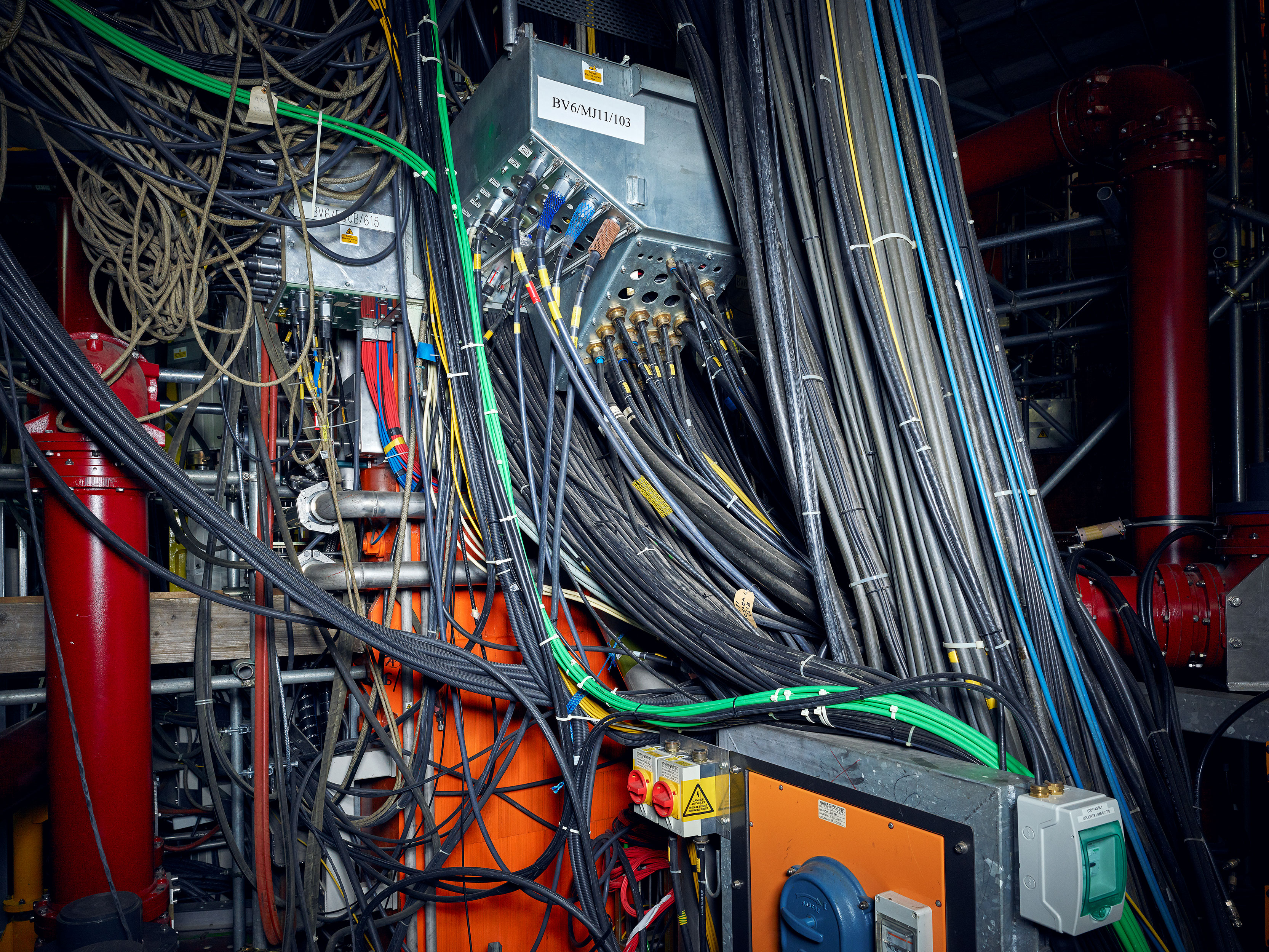 Fusion reactor at Culham Centre for Fusion Energy, UK.