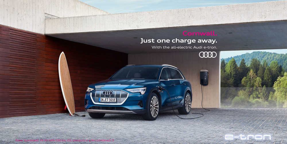 Audi e-tron 'Just one charge away'