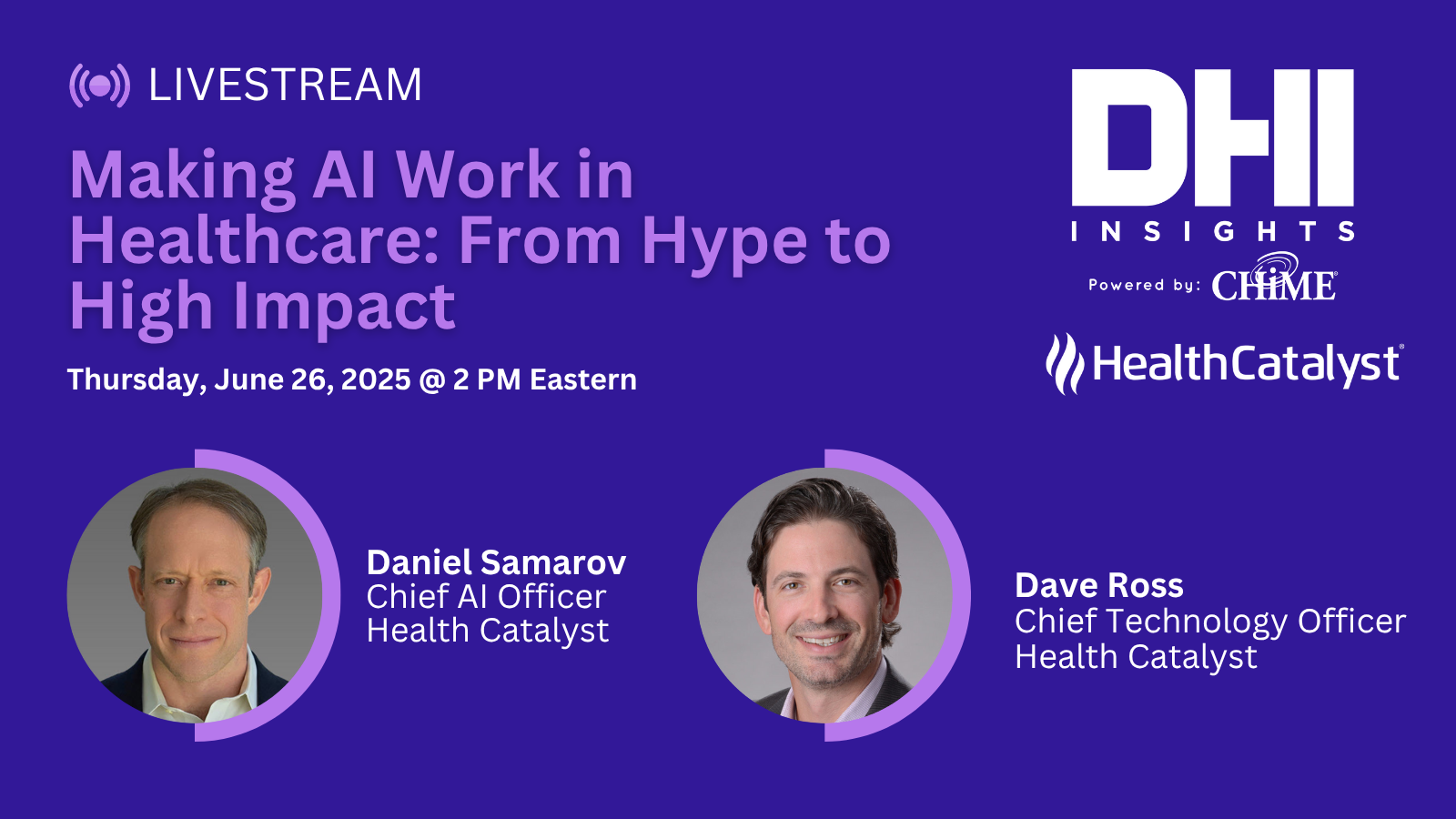 Making AI Work in Healthcare: From Hype to High Impact