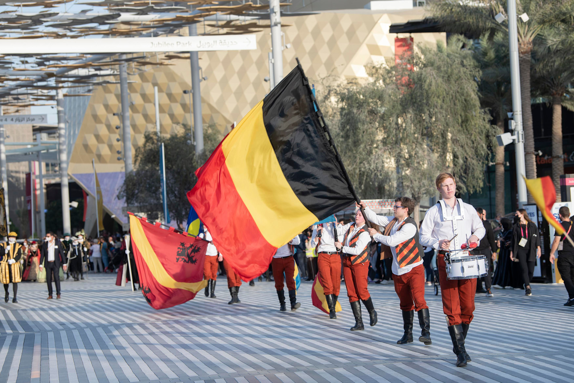Ommegang performers during Belgium Bespoke Parade m43775