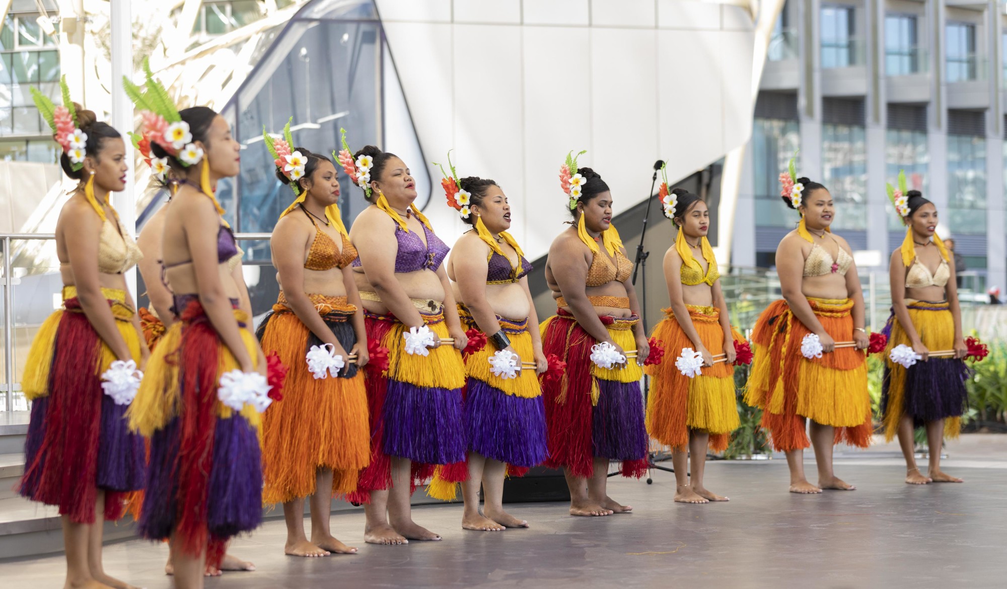 Cultural Performance during Palau National Day Ceremony at Al Wasl m19725