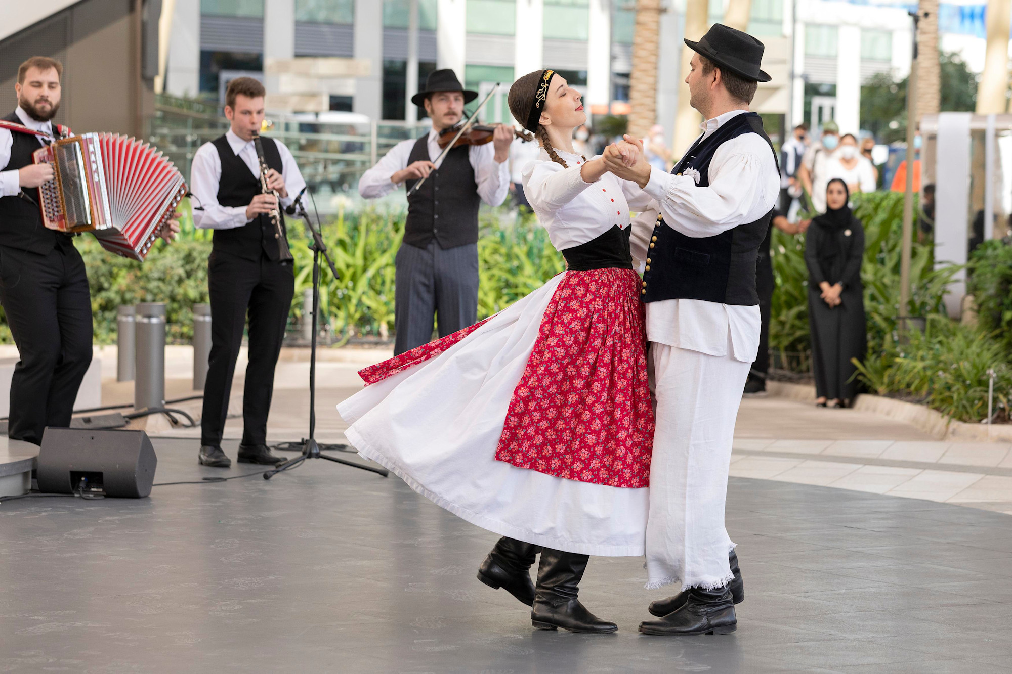 Cultural performance during the Slovenia National Day Ceremony at Al Wasl m44992