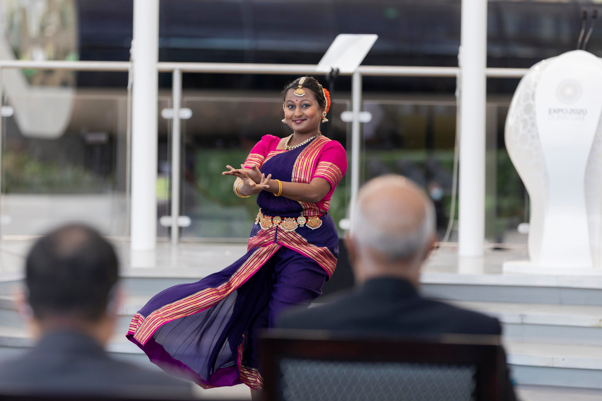 Cultural performance during the Singapore National Day Ceremony at Al Wasl m36105