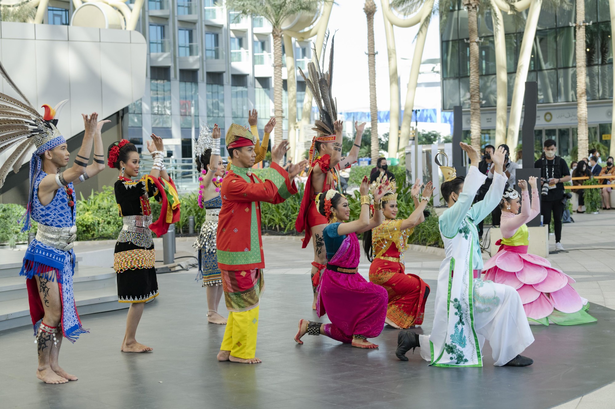 Cultural performance during Malaysia National Day Ceremony at Al Wasl m30615