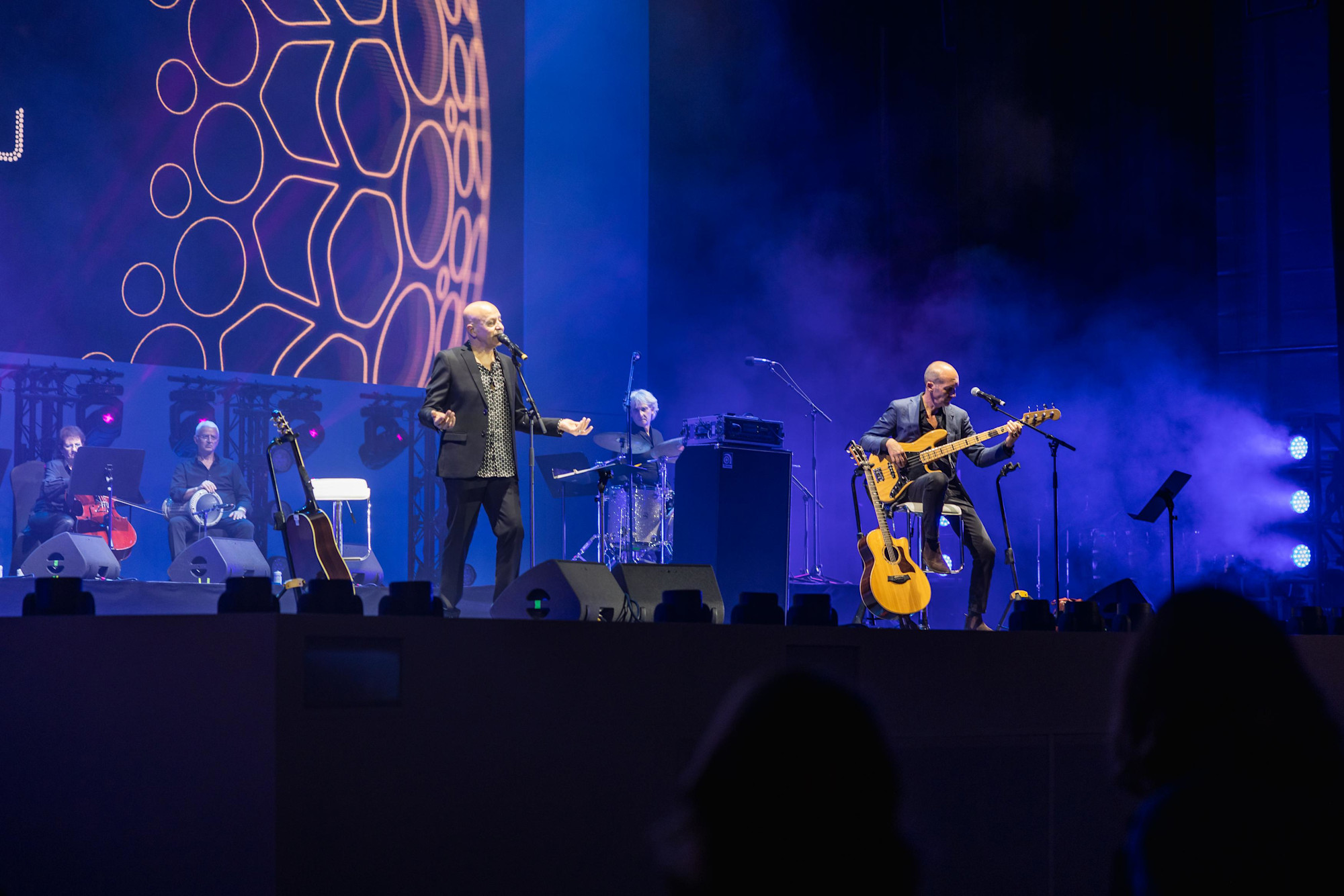Radiodervish perform with Arab Orchestra of Nazareth at Dubai Millennium Amphitheatre m10901