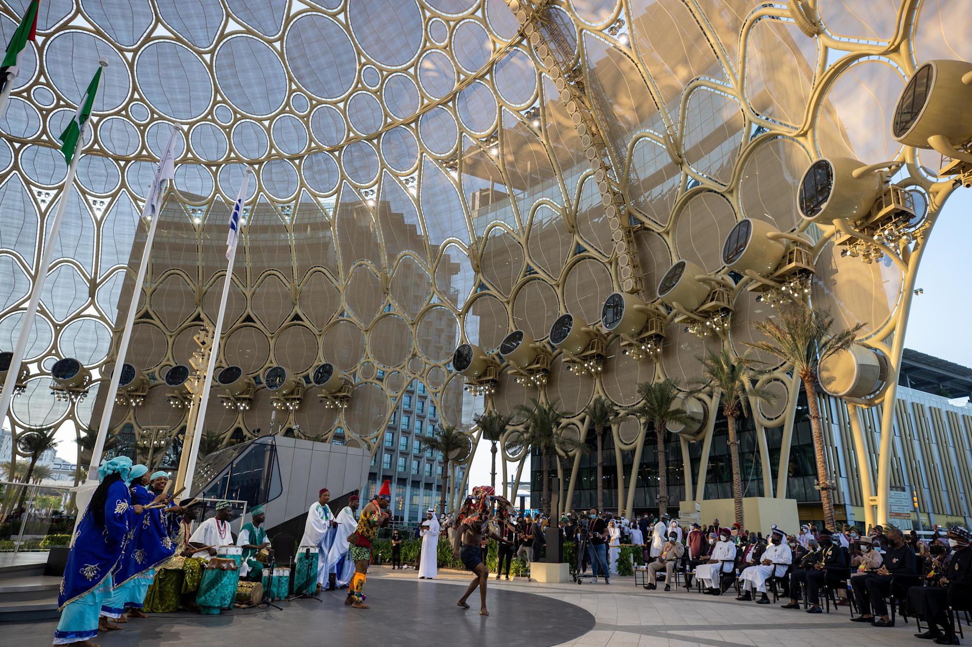 Cultural performance during the Nigeria National Day Ceremony at Al Wasl m16280