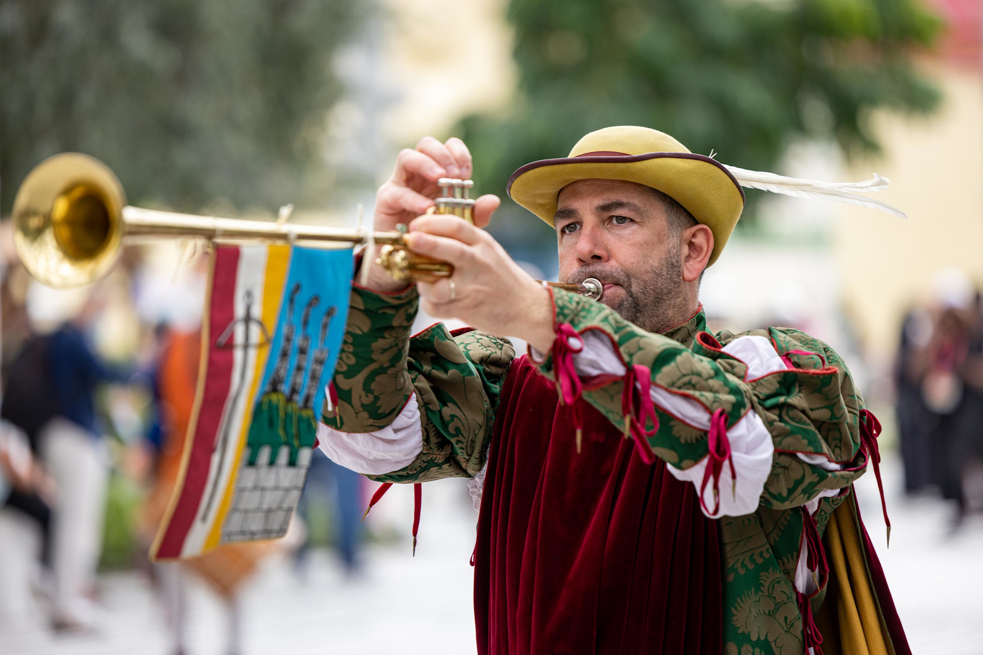 San Marino Bespoke Parade on Ghaf Avenue during San Marino National Day m48612