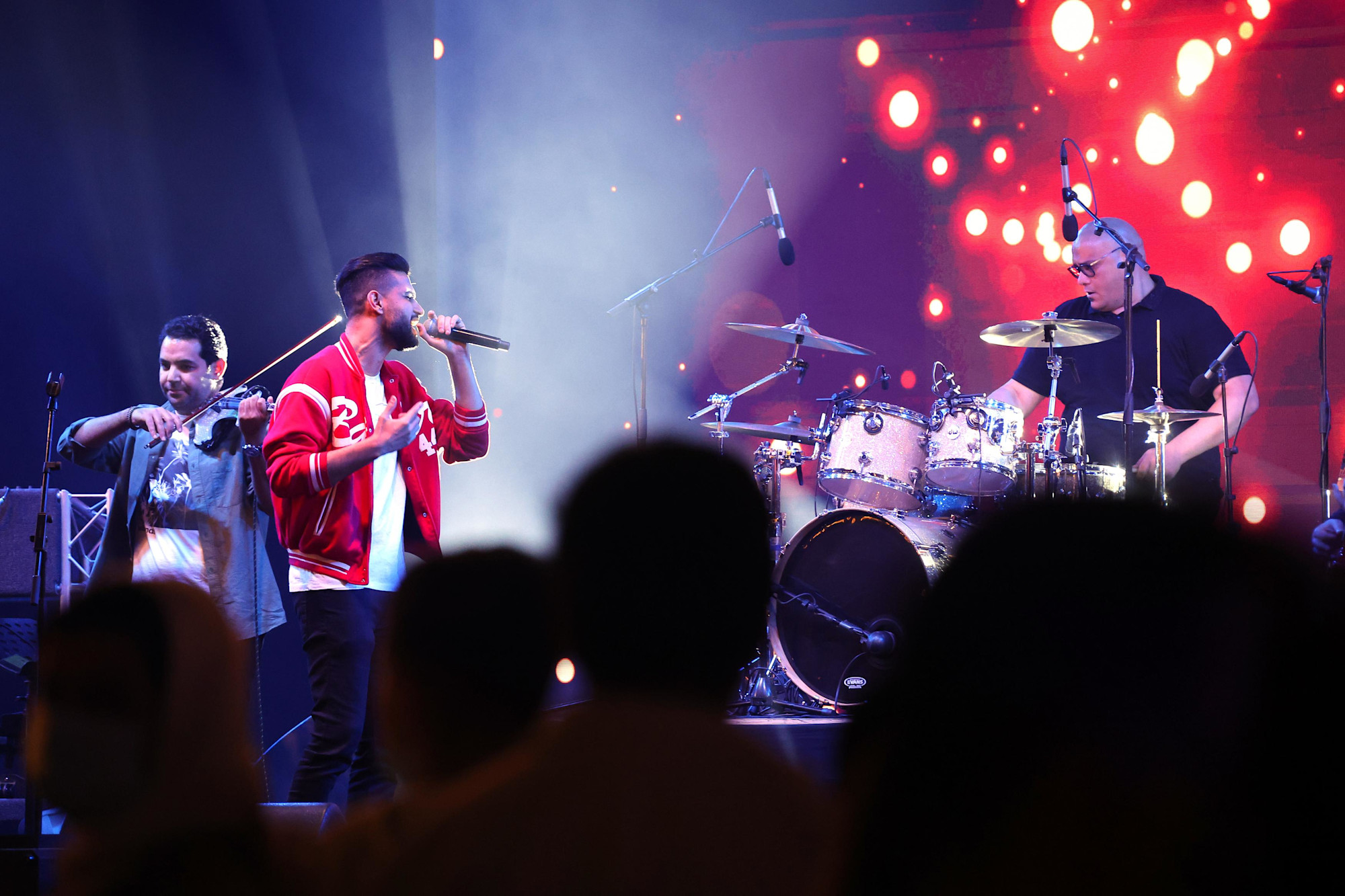 Mortadha Ftiti performs during North African Night Street Music Series at Festival Garden m53717