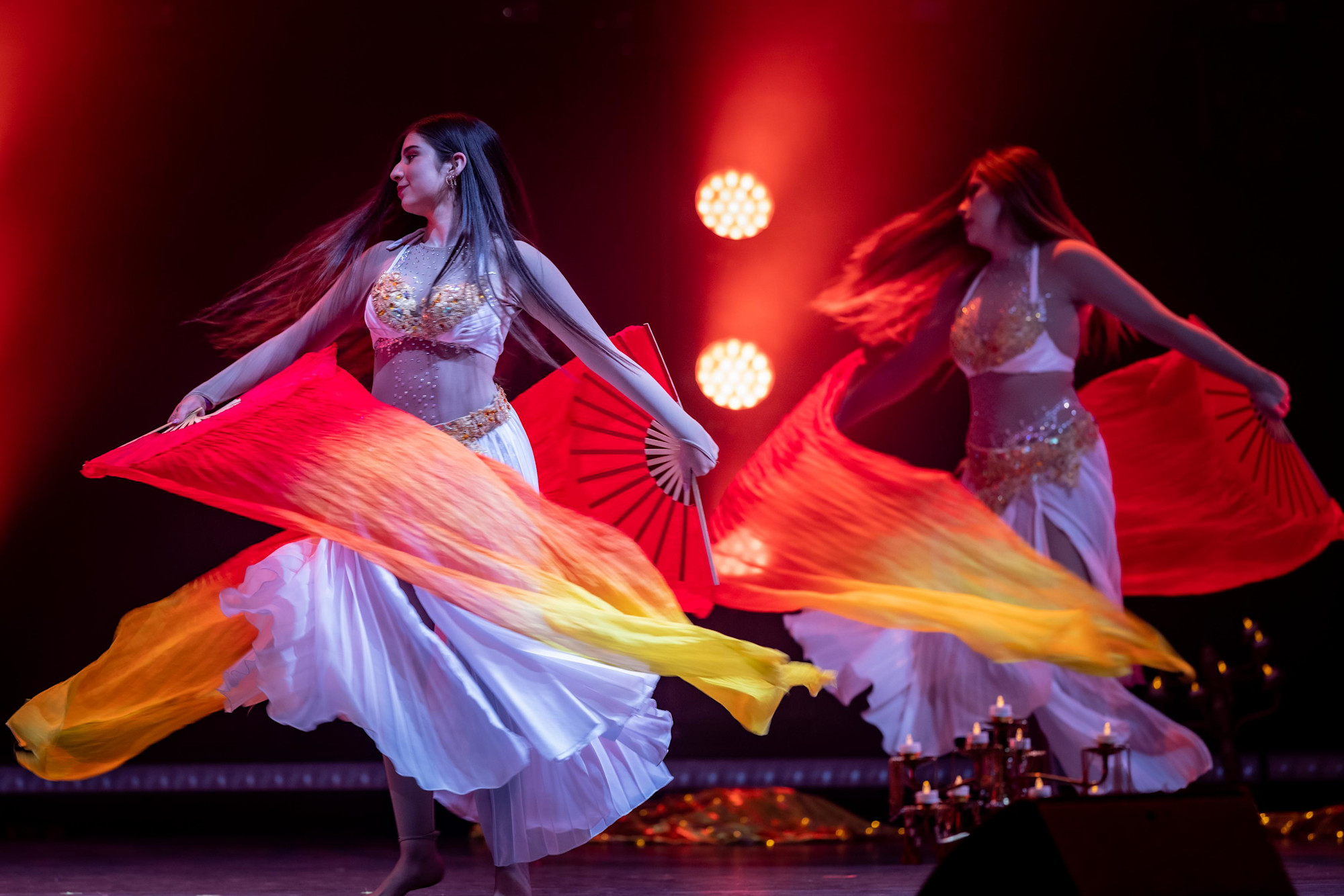 Antonina Canal Prem Shakti Company perform at Dubai Millennium Amphitheatre m32449