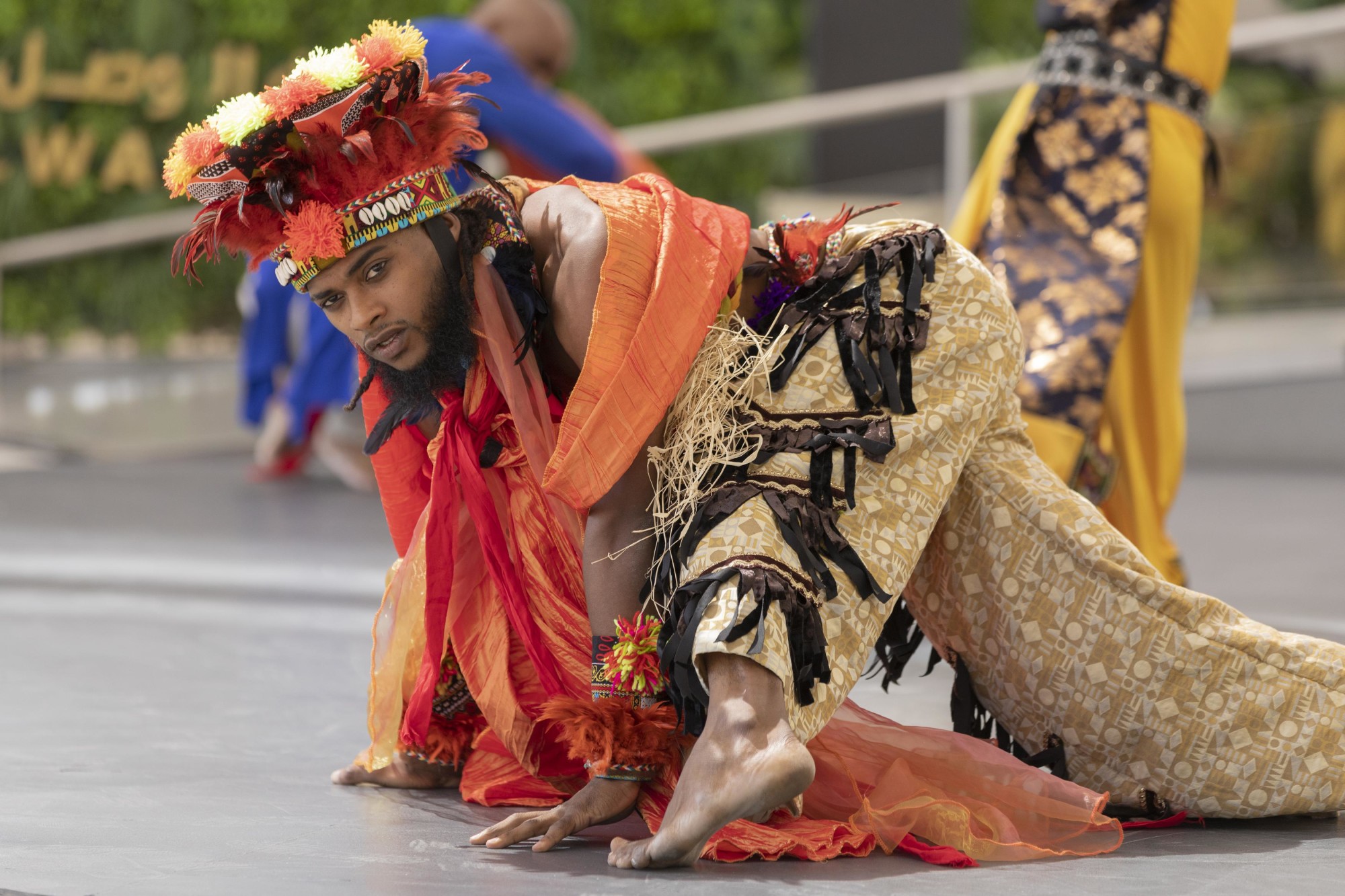 Cultural performance during the Mauritius National Day Ceremony at Al Wasl m63388