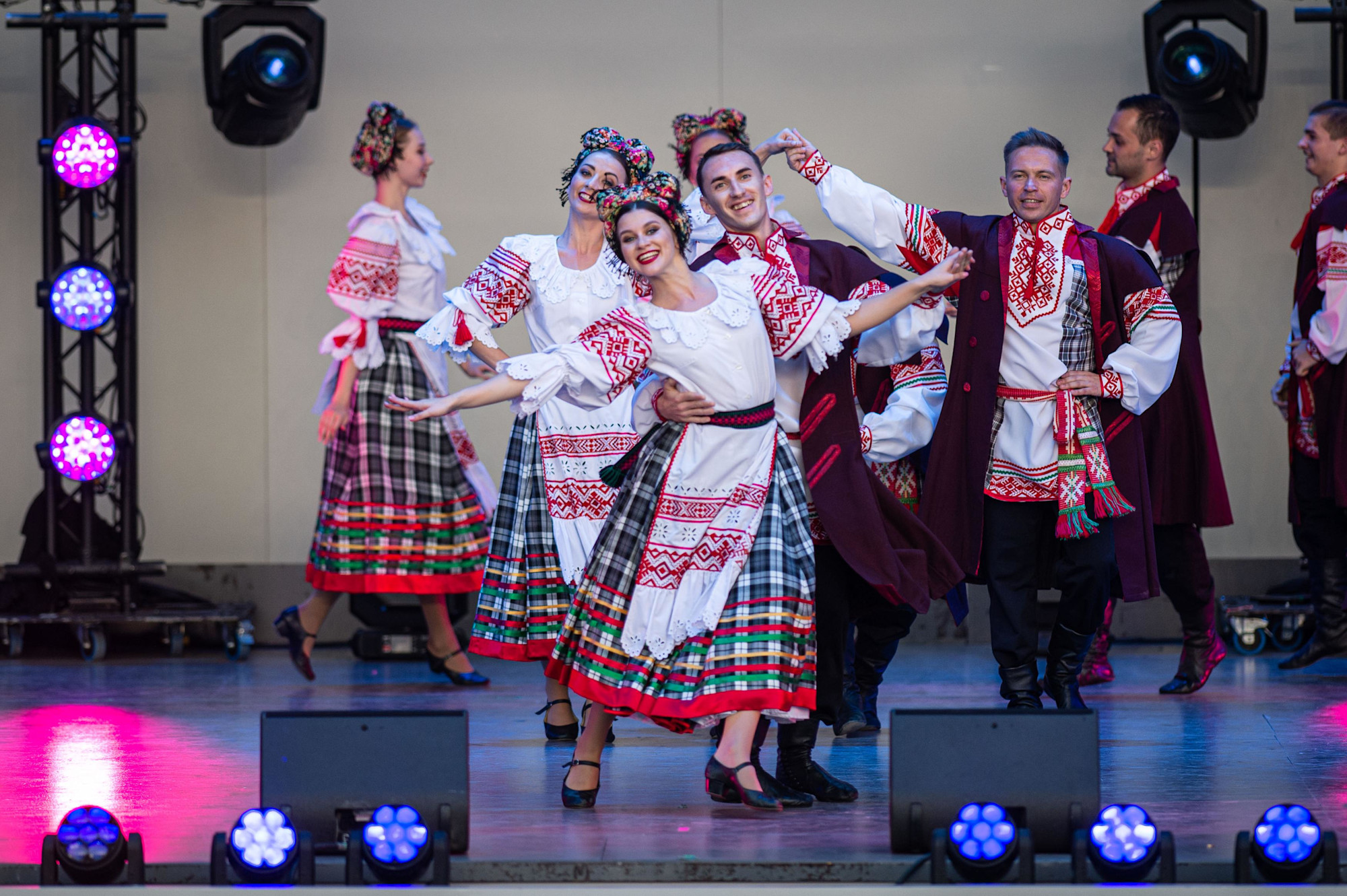 State Dance Ensemble of Belarus performing From Belarus With Love at Dubai Millennium Amphitheatre m12695
