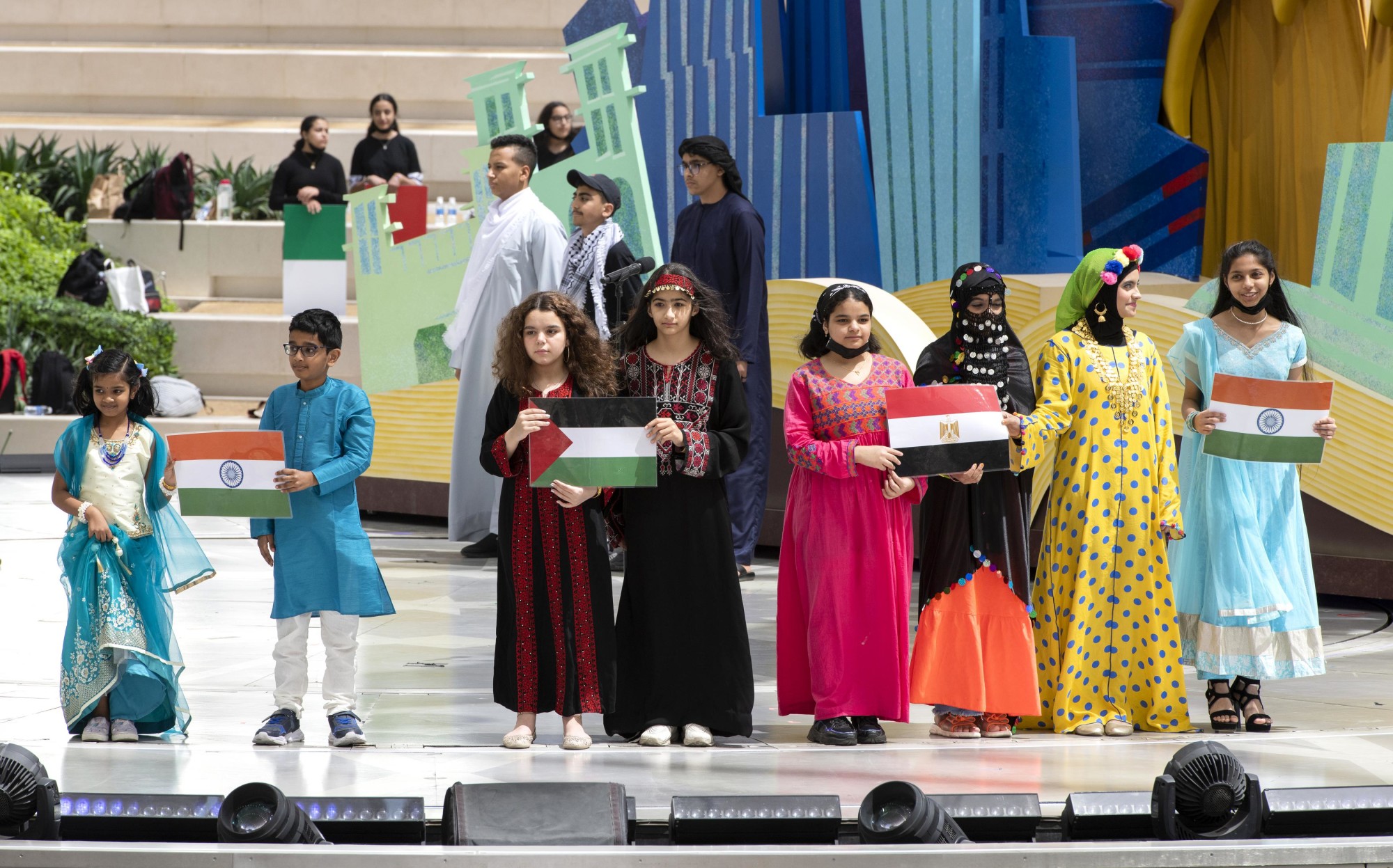 Harvest Private School, Ras Al Khaimah perform during Expo Young Stars at Al Wasl m64773