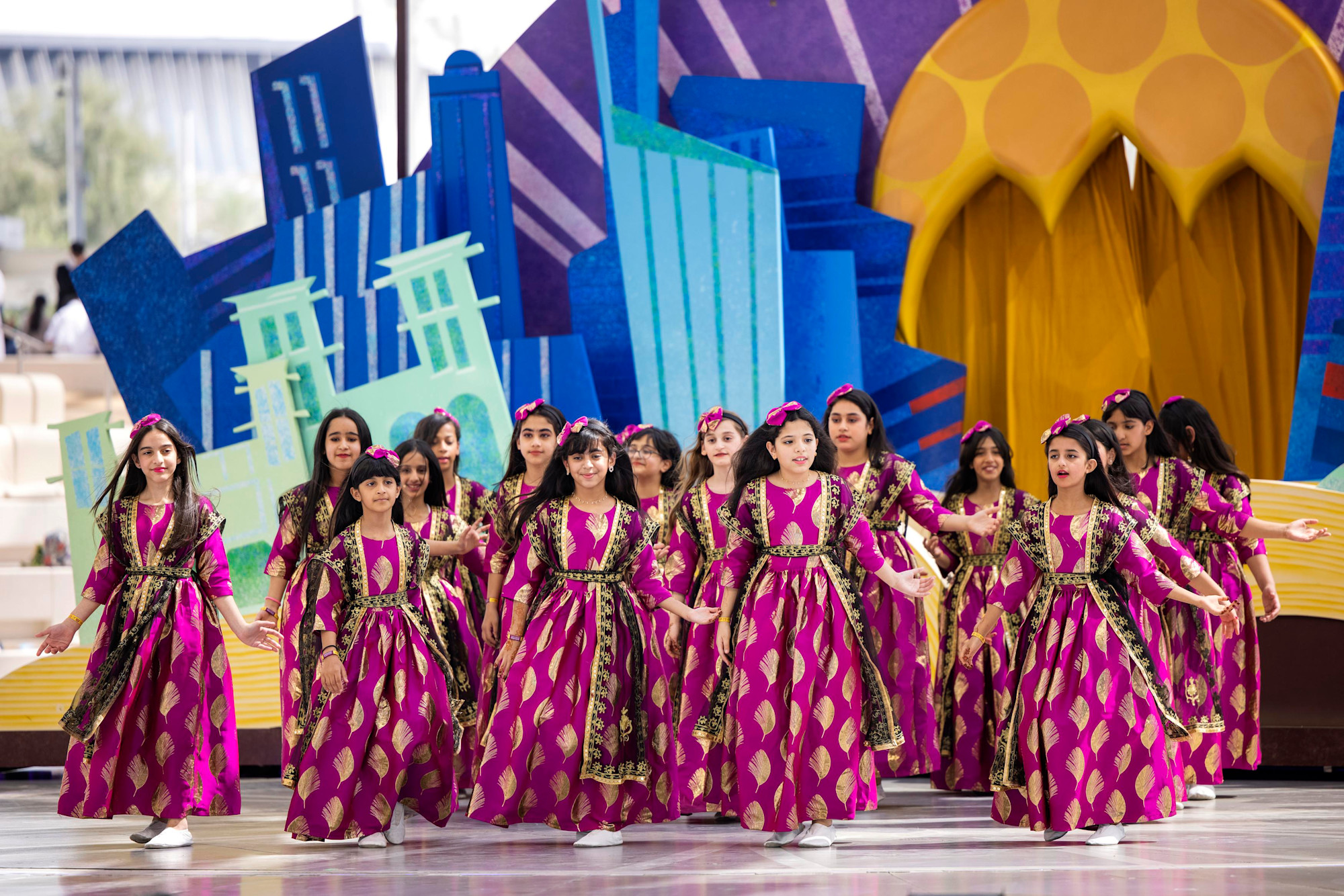Expo Young Stars, Hiraa Primary School, RAK, perform at Al Wasl m50166