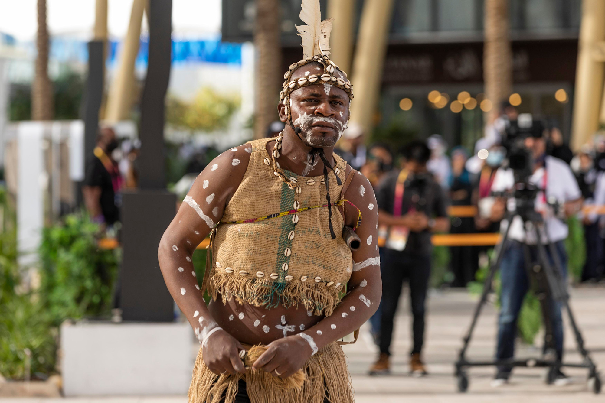 Cultural performance during the Burkina Faso National Day Ceremony at Al Wasl m63984