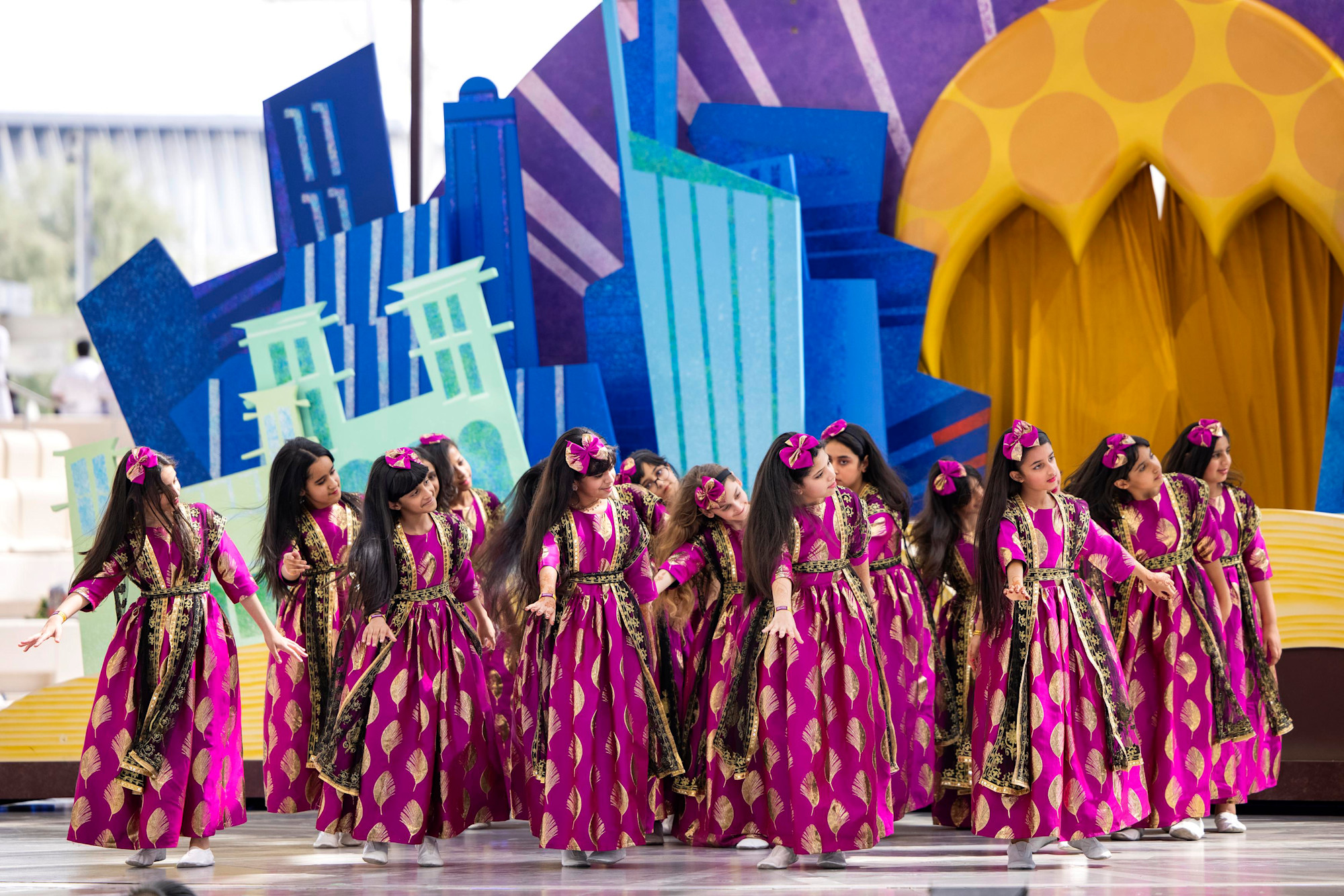 Expo Young Stars, Hiraa Primary School, RAK, perform at Al Wasl m50141