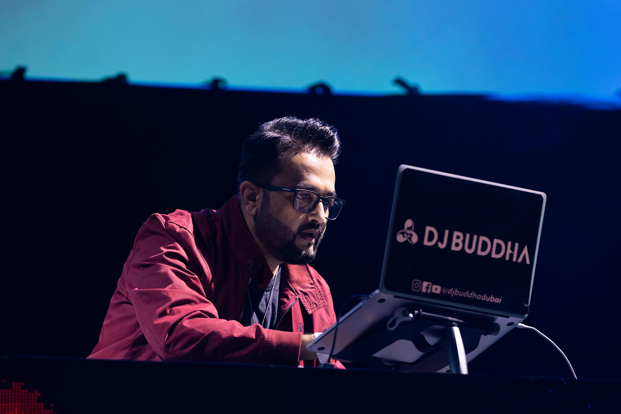 DJ Buddha performs during AKS Experience at Expo on Jubilee Stage Web Image m54885