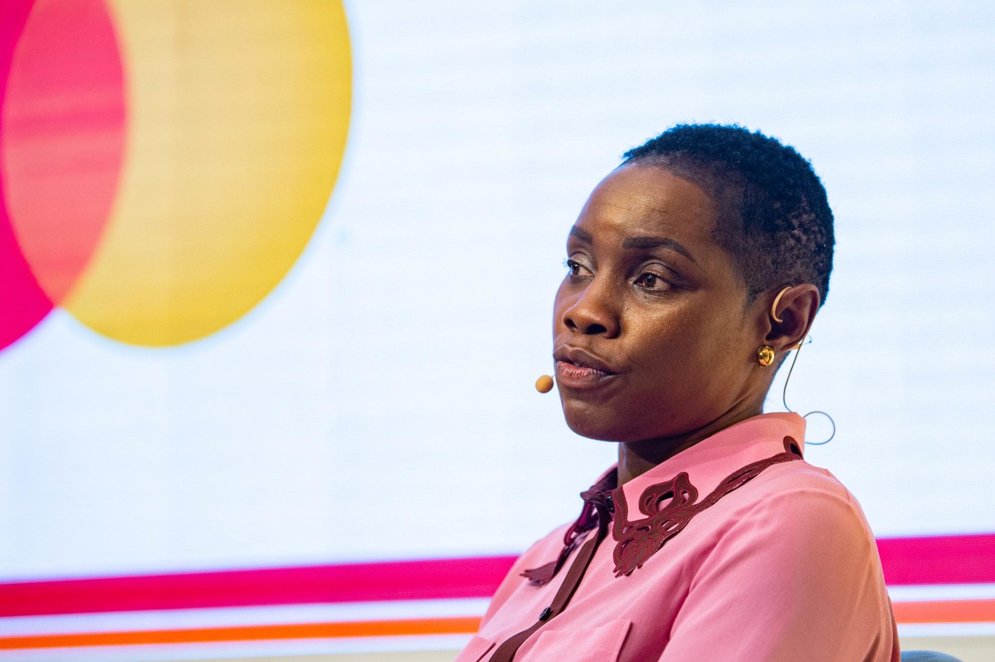 Ngozi Megwa, Senior Vice President, Digital Partnerships MEA during the Outlier Series at the Women’s Pavilion m6151