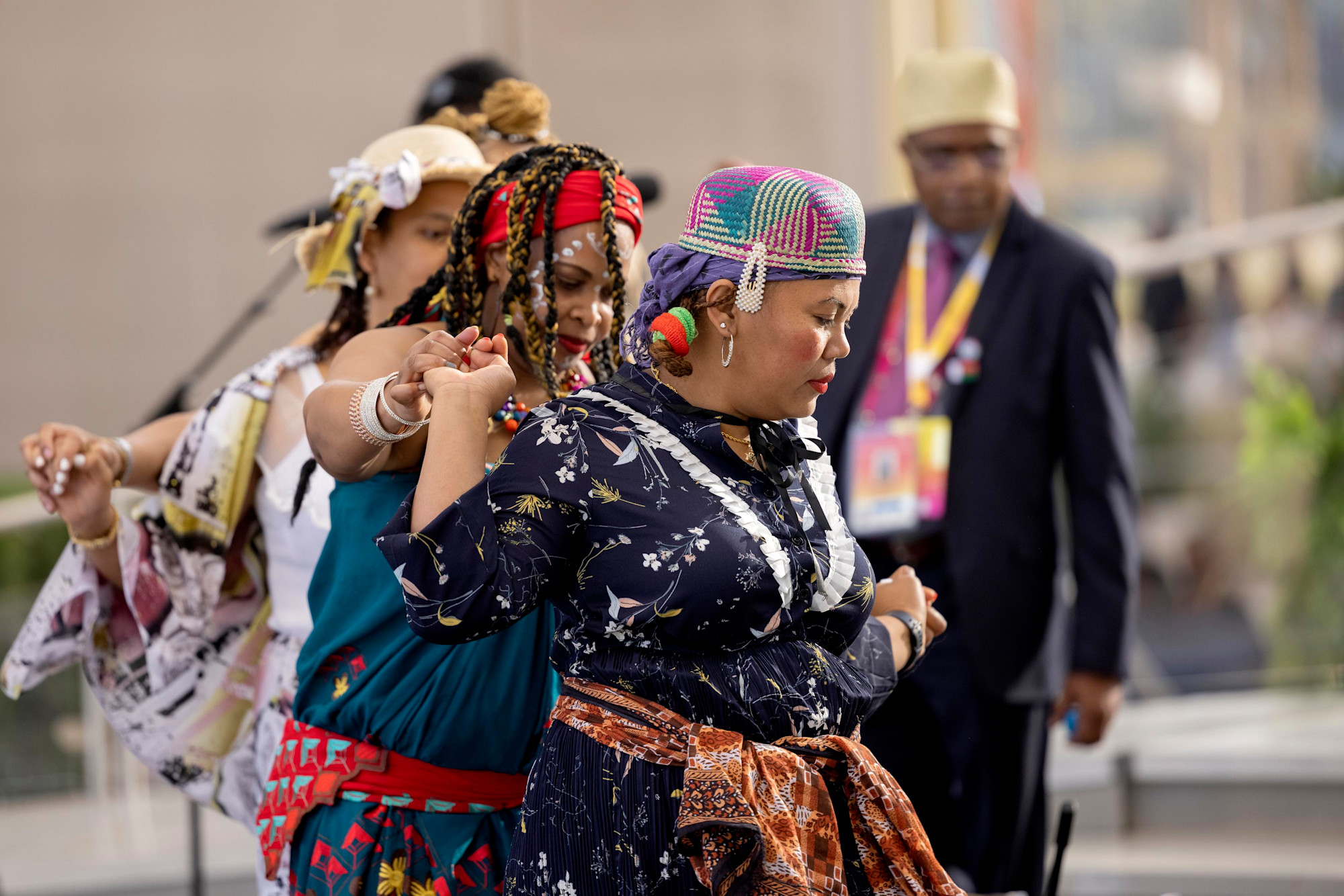 Cultural performance during the Madagascar National Day Ceremony at Al Wasl m54640
