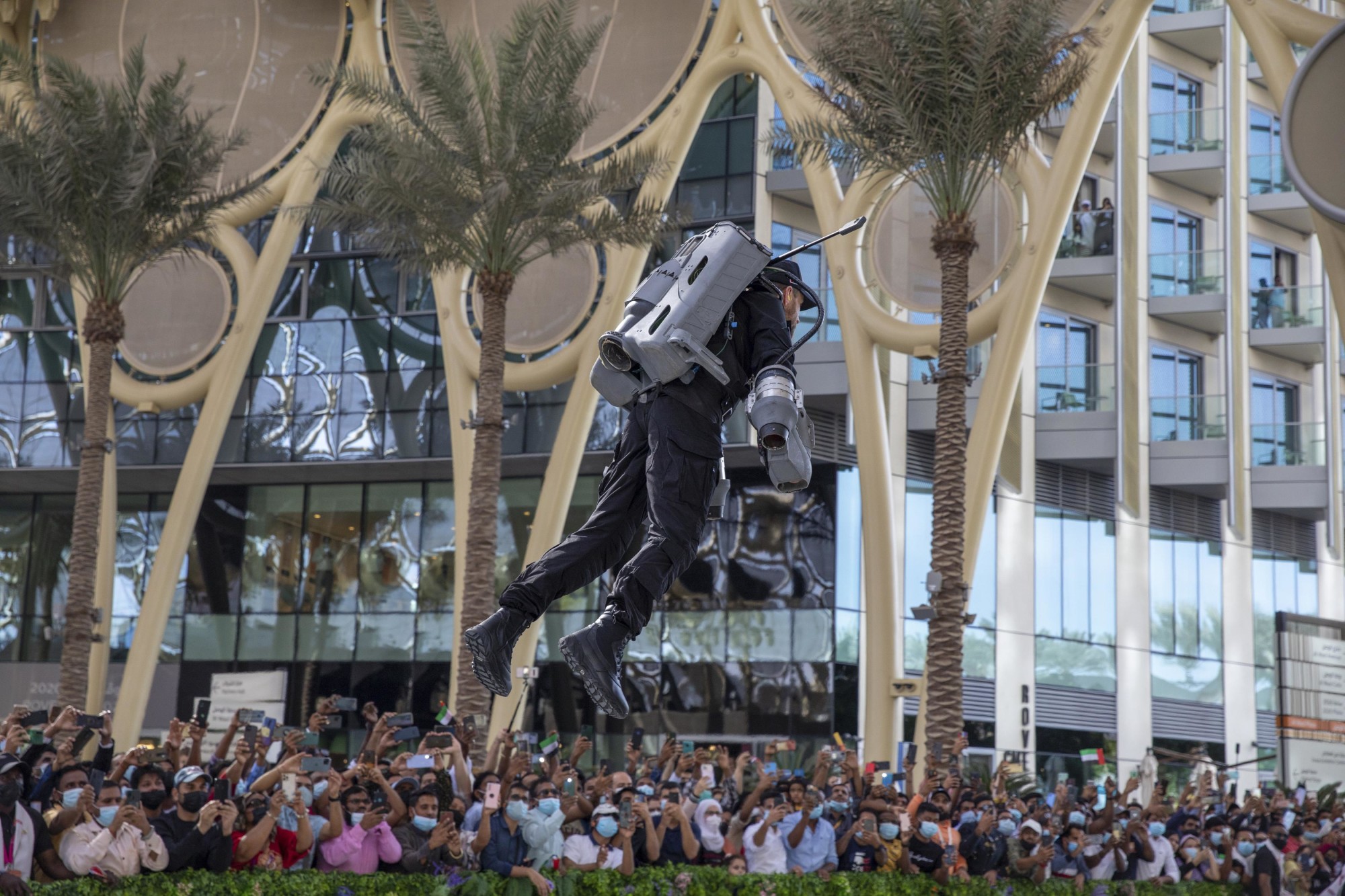 Gravity Man by Dubai Police at Al Wasl m15743