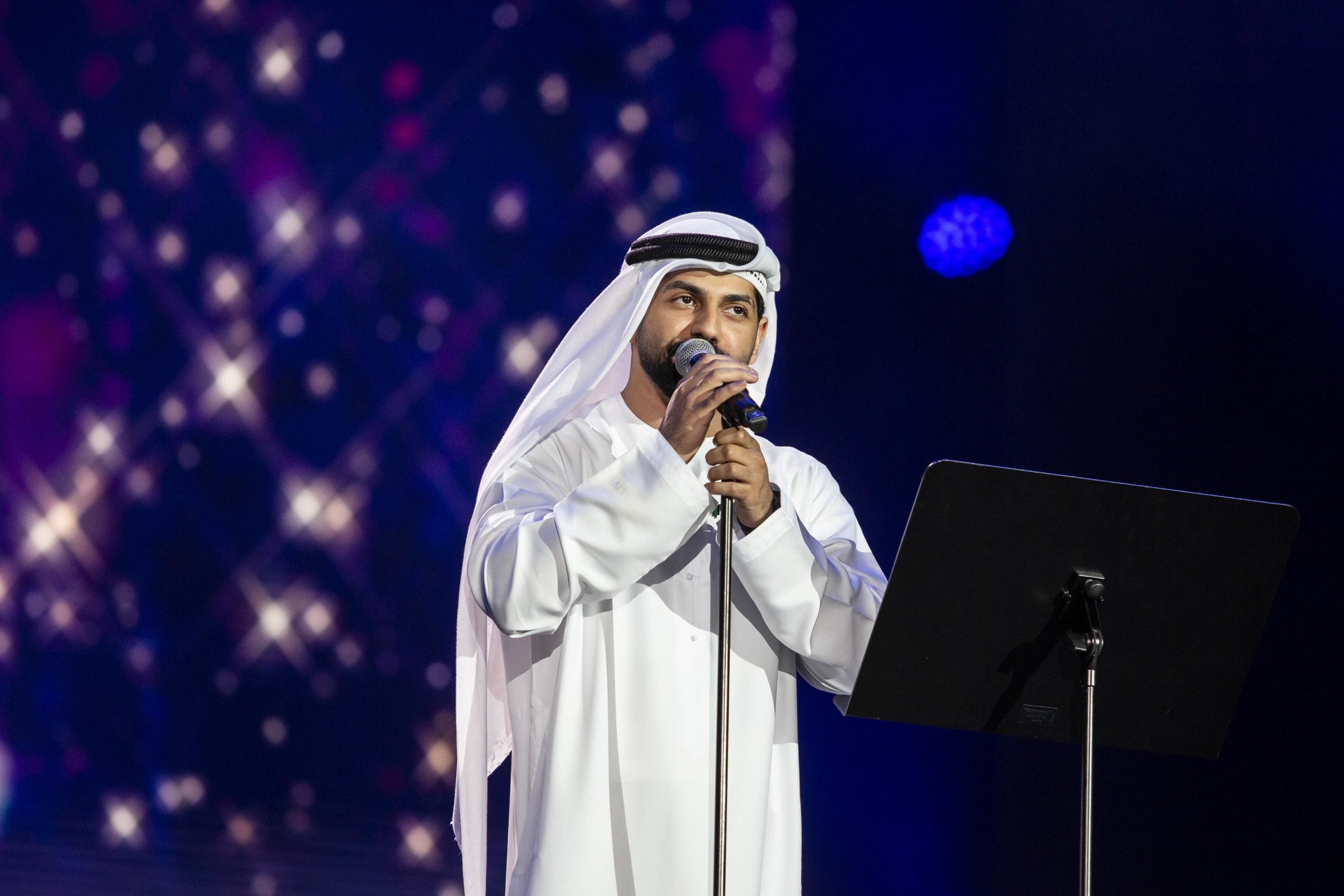 Mohamed Al-Shehhi performs at Jubilee Stage m16447