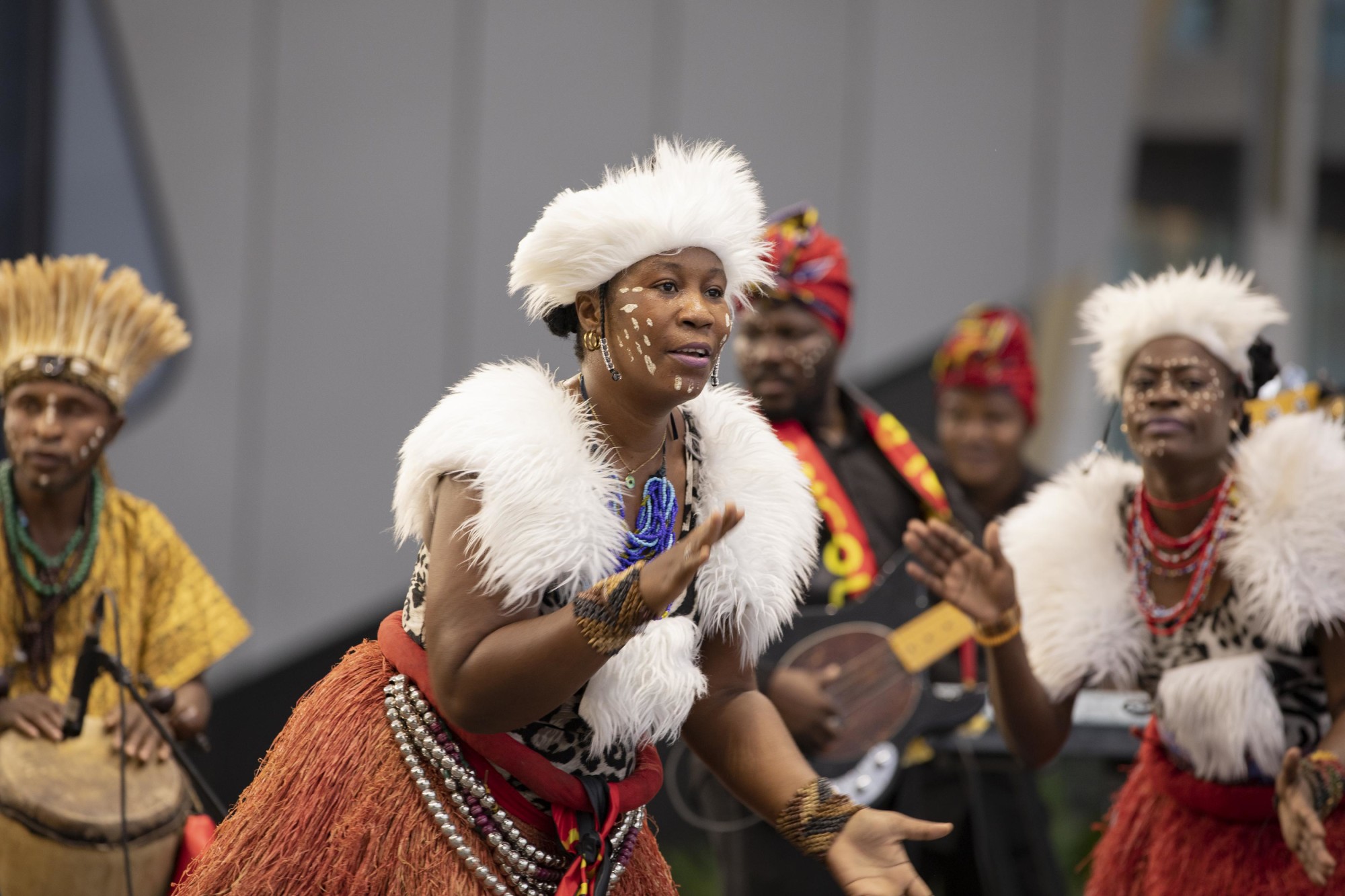 Cultural performance during Angola National Day Ceremony at Al Wasl m26307