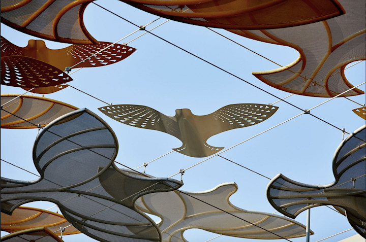 Birds shading structure