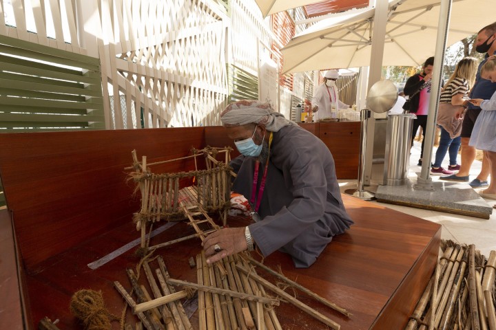 A traditional craftsman at Sameem - Story of our Culture m29390