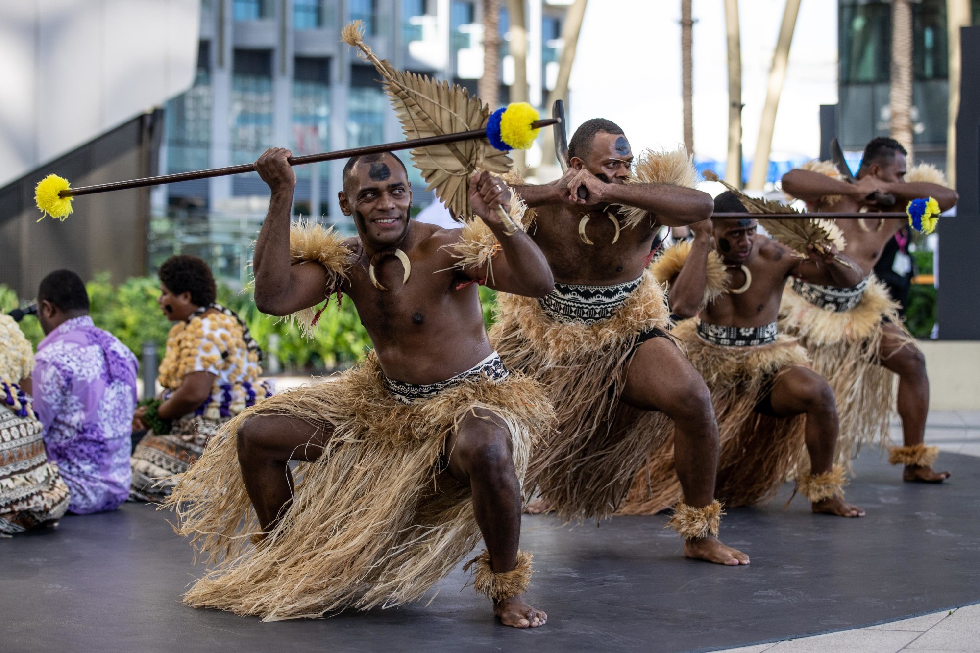 Cultural performance during the Fiji National Day Ceremony at Al Wasl m19079