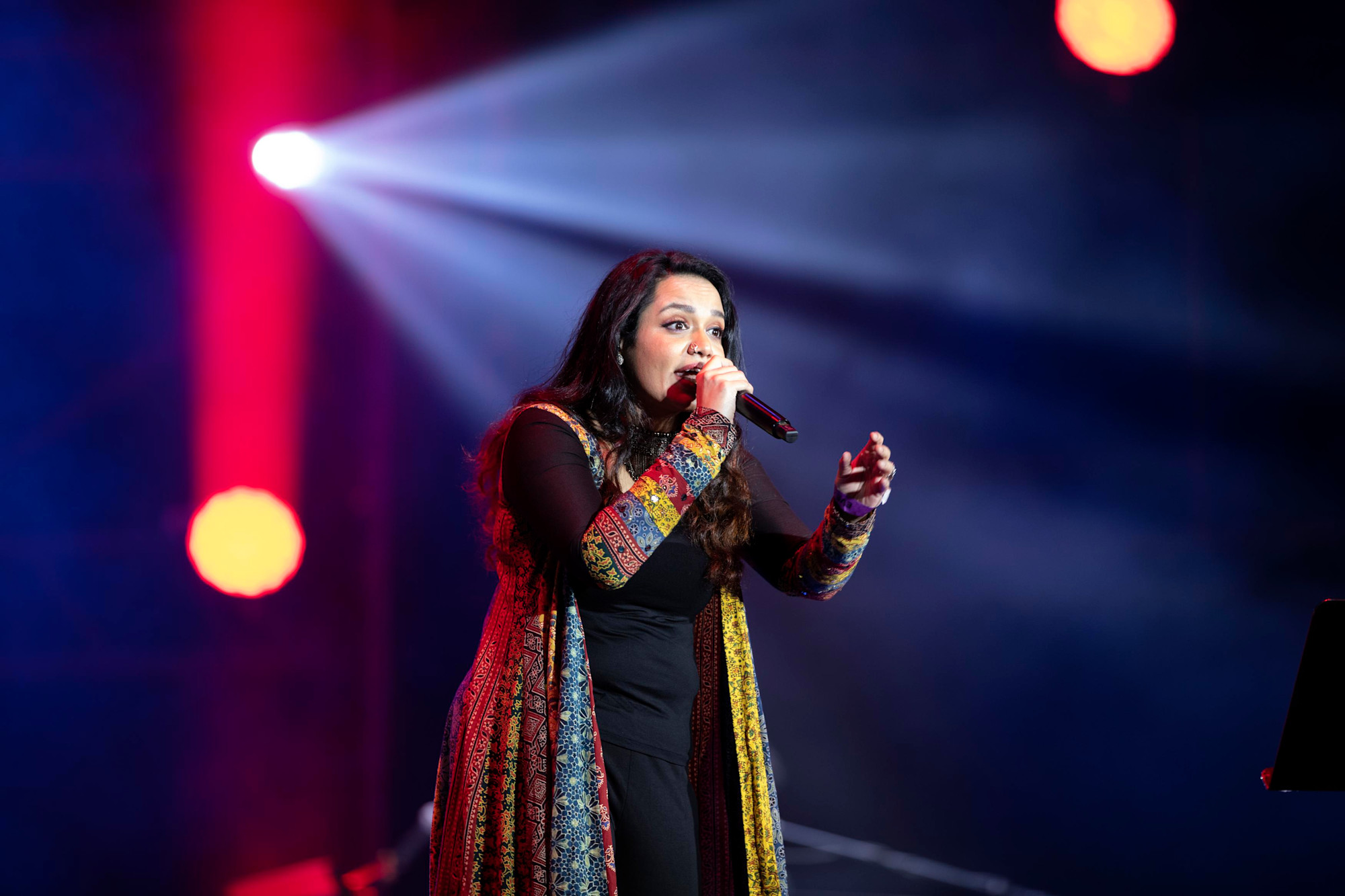 Jyotsna Radhakrishnan performs during the HIT Music Festival at Jubilee Stage m36492