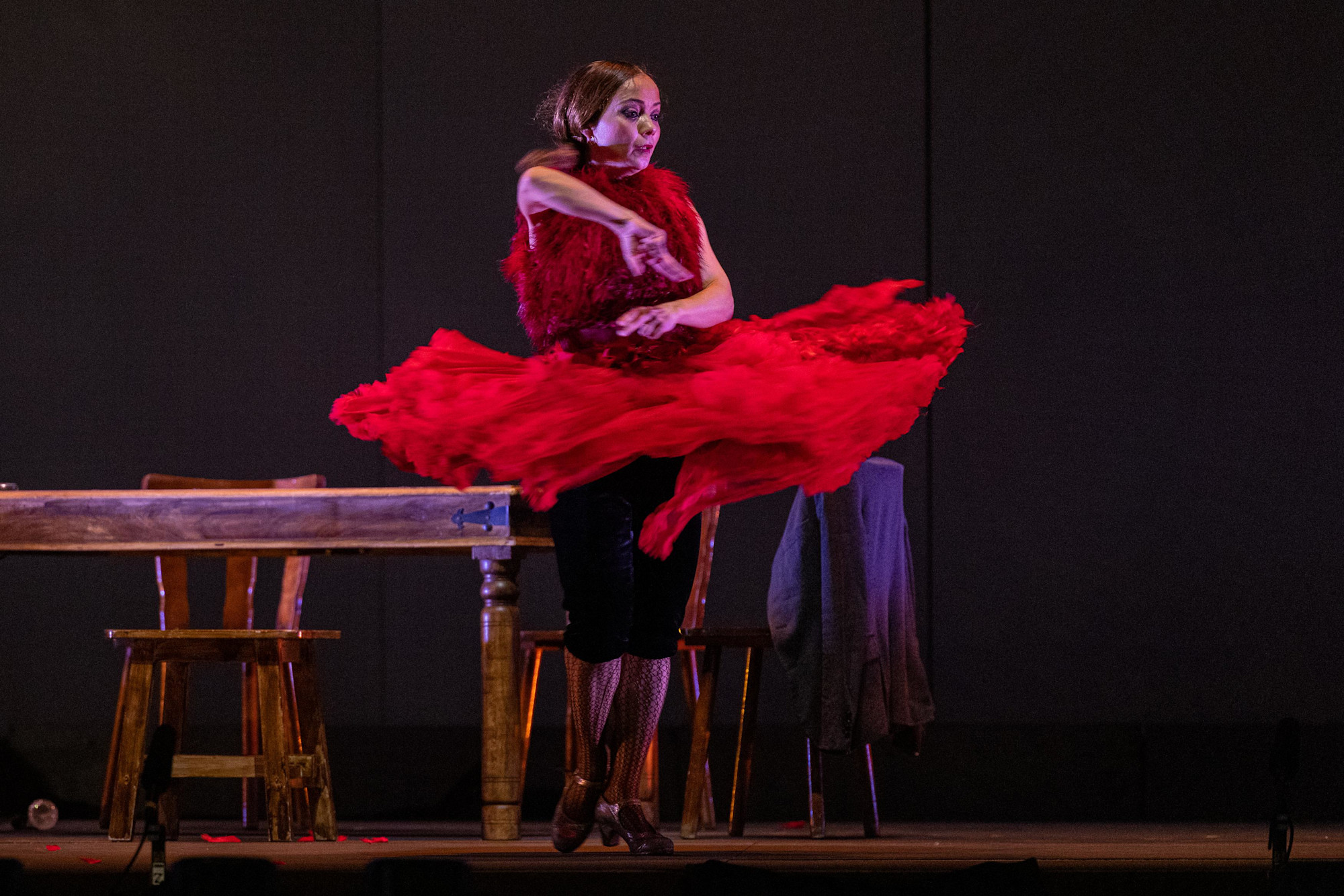 Olga Pericet Flamenco star performs at Dubai Millennium Amphitheatre - Al Forsan m6979