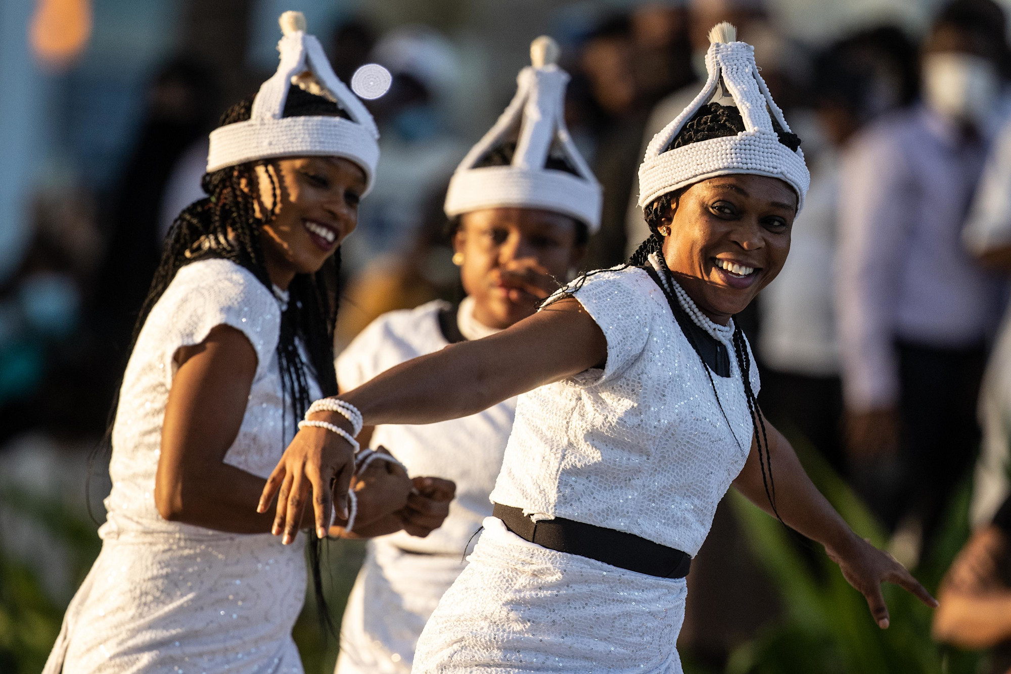 Cultural performers during the Nigeria National Day Ceremony at Al Wasl m16290