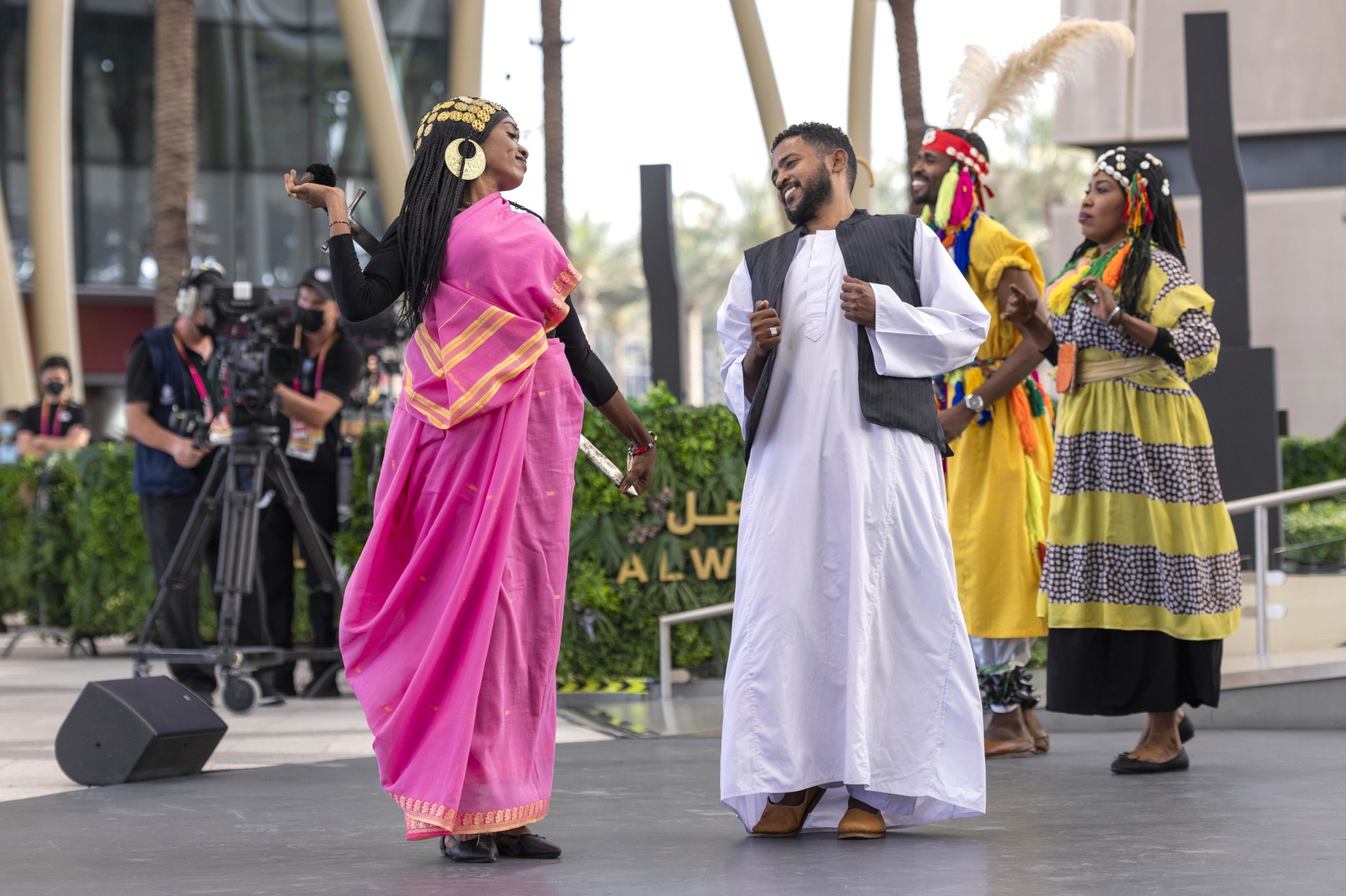 Cultural performance during the Sudan National Day Ceremony at Al Wasl m66742