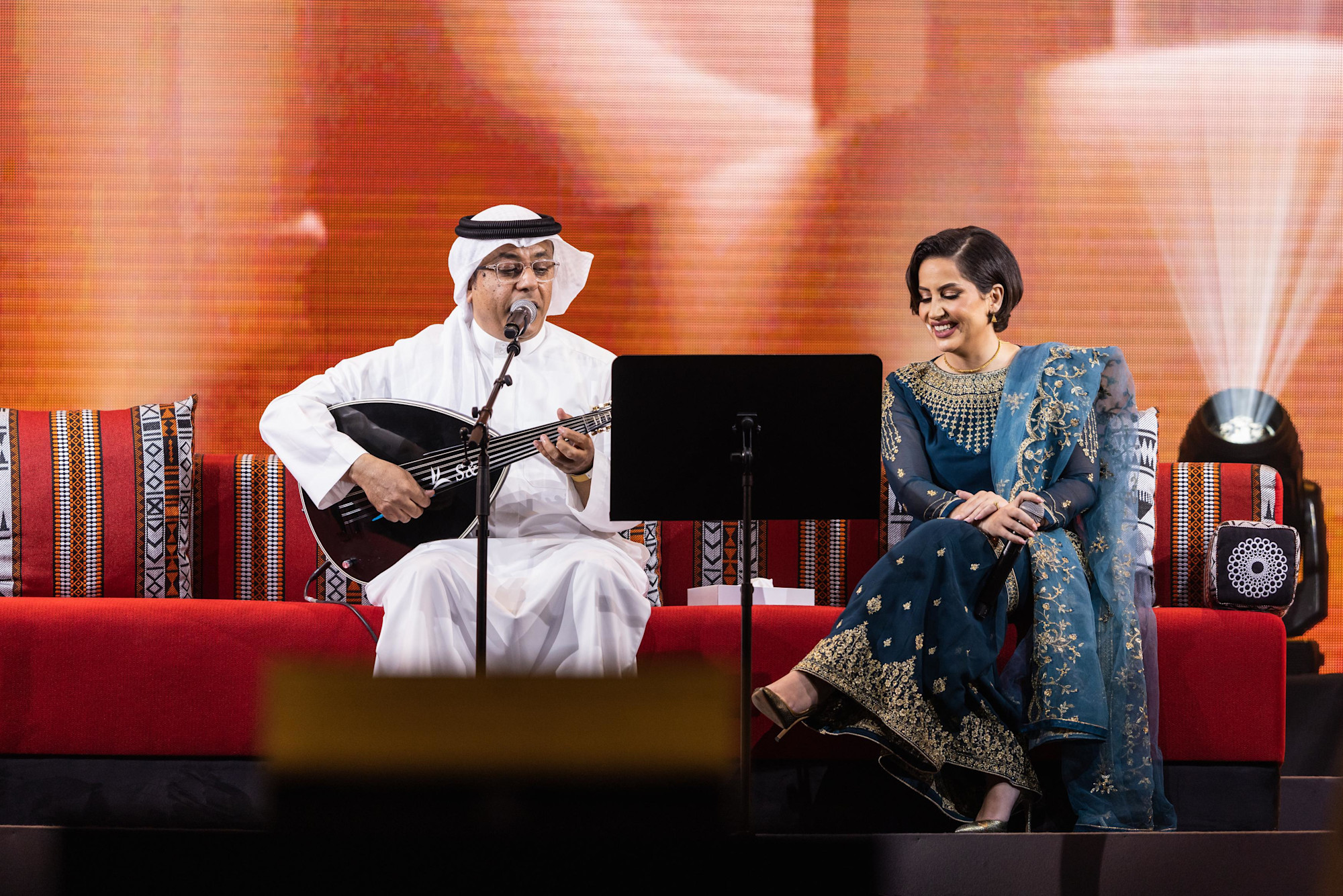 Mohammad Al Bakri performs during Jalsat at Jubilee Stage m18158