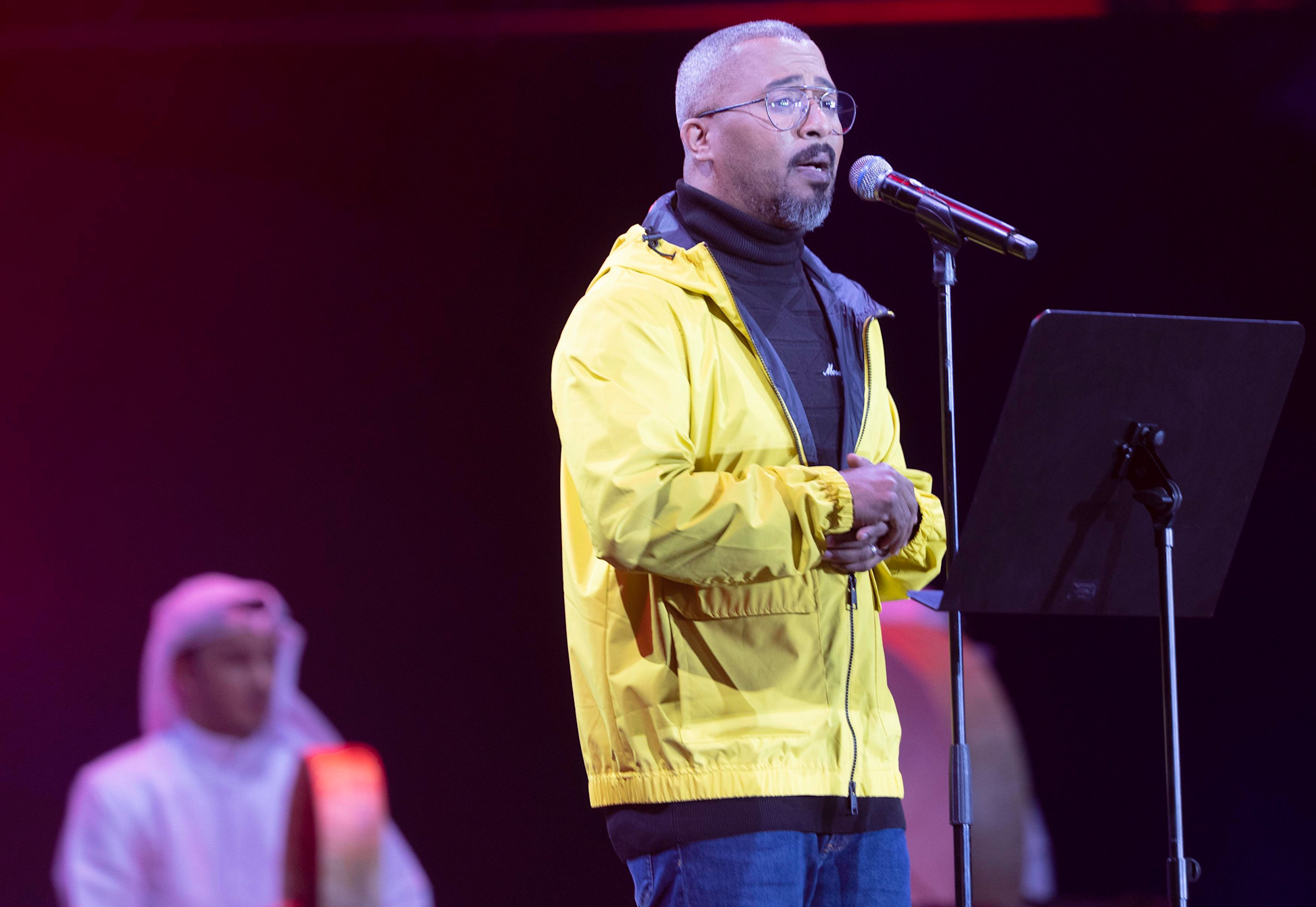 Jassim Mohammed performs at Jubilee Stage m37097
