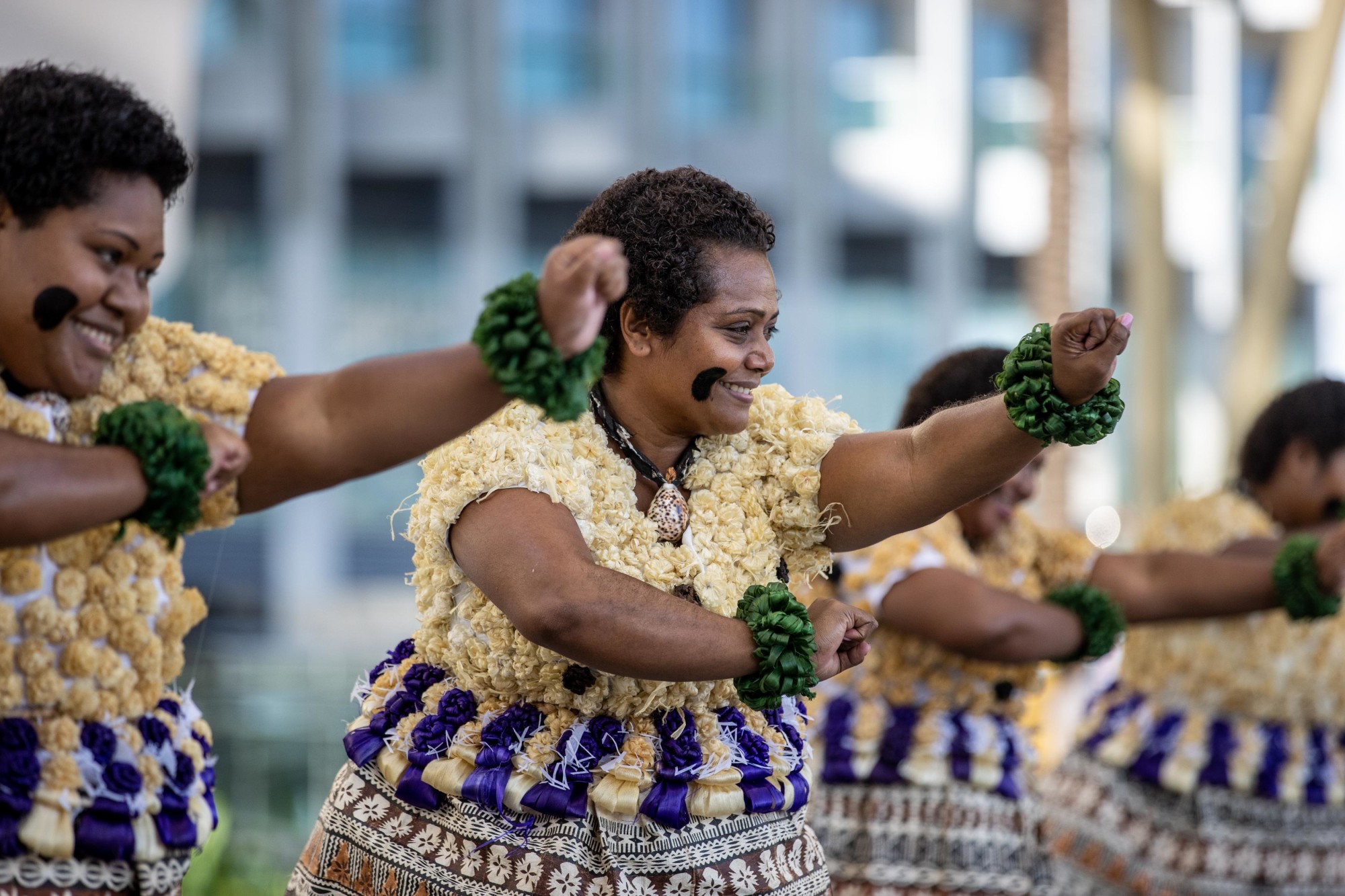 Cultural performance during the Fiji National Day Ceremony at Al Wasl m19078