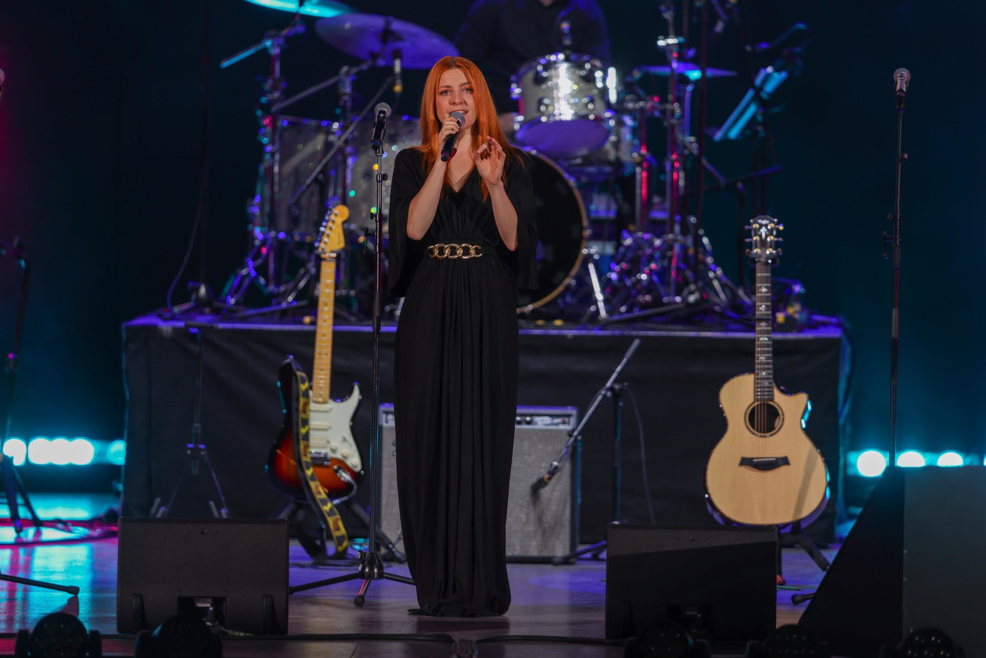 Sanremo Giovani featuring Noemi perform at Dubai Millennium Amphitheatre m25964