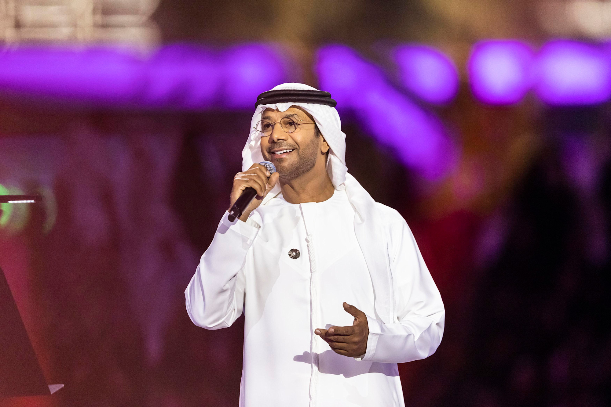 Infinite Nights Fayez Al Saeed performs on Al Wasl Stage m58491