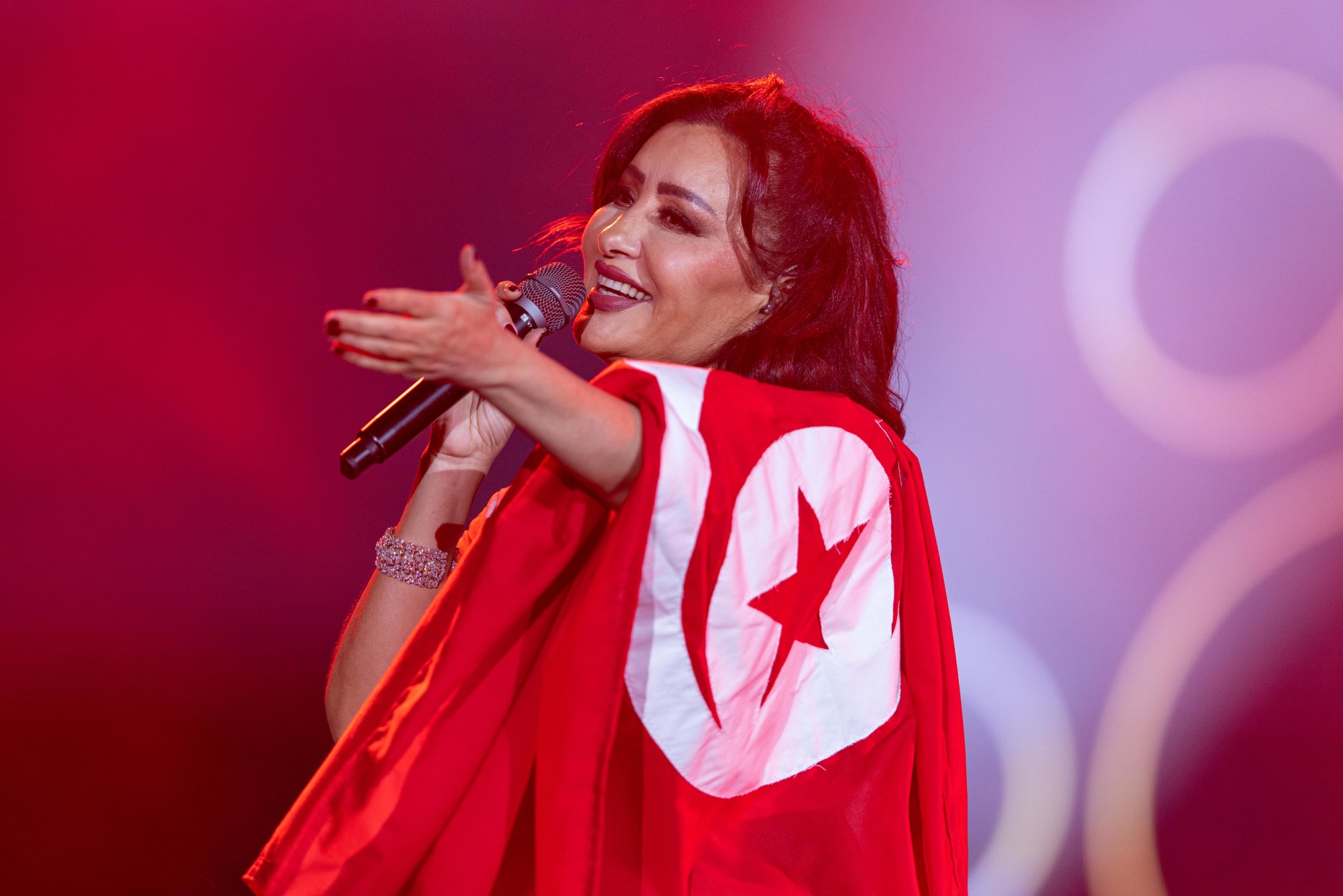 Latifa Arfaoui performs at Jubilee Stage m29856