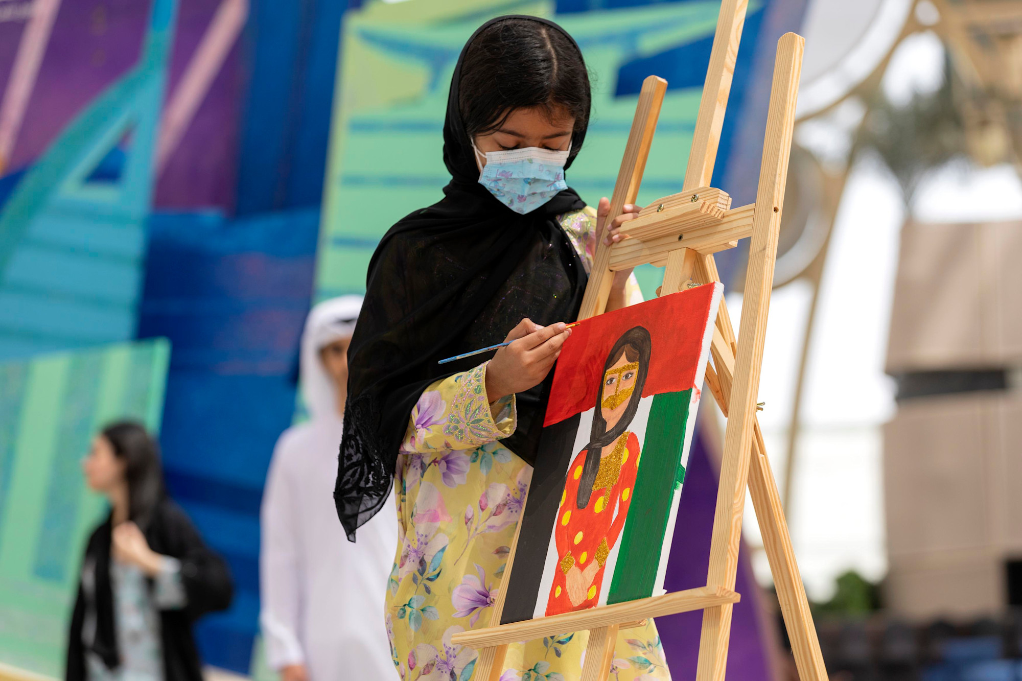 Liwa International School, Abu Dhabi perform during Expo Young Stars at Al Wasl m64437