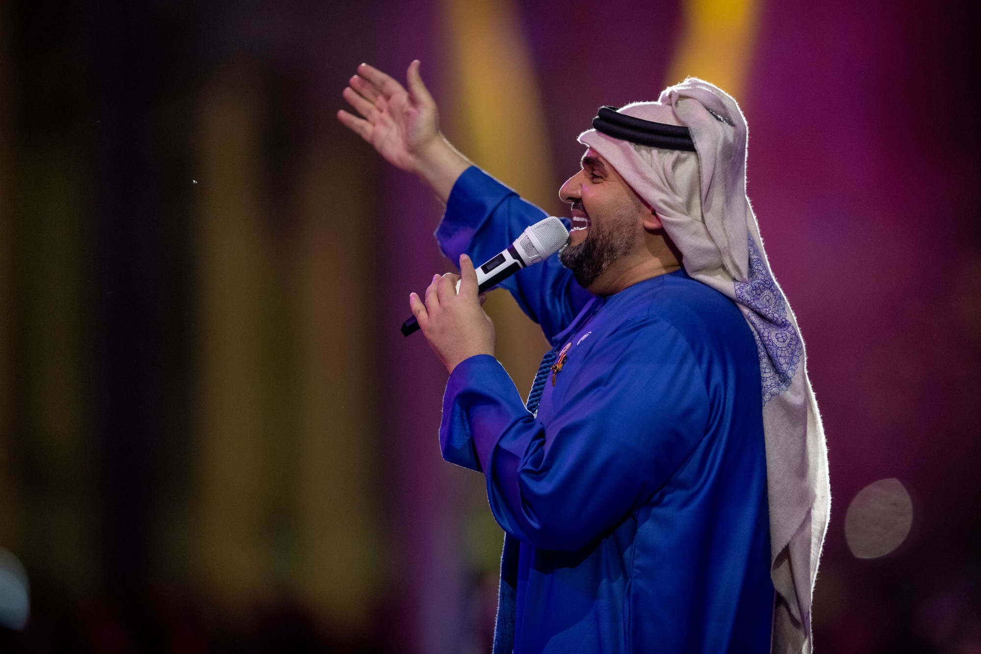 Infinite Nights Hussain Al Jassmi performs on Al Wasl Stage m61007