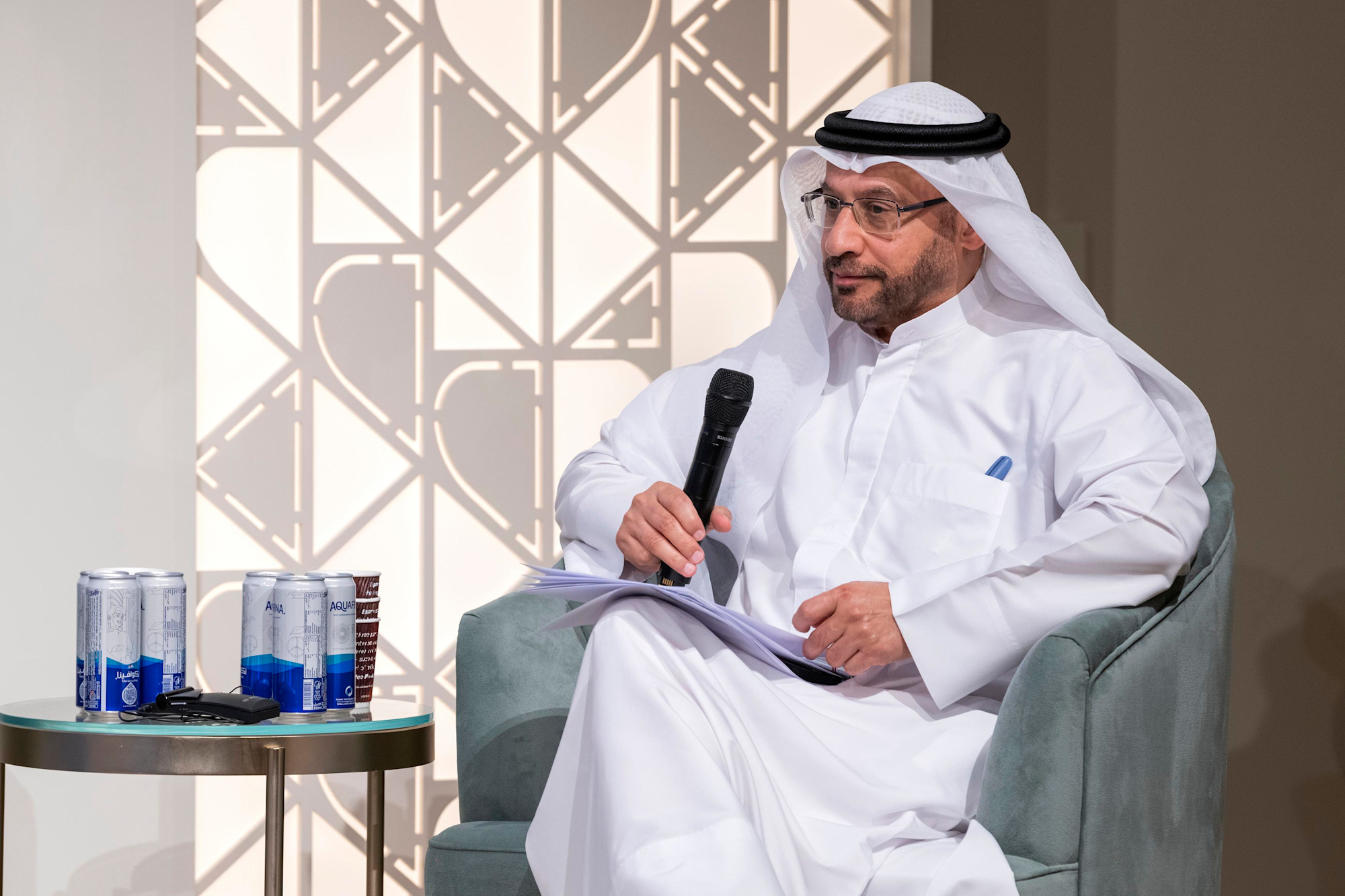 Mastafa Karam, Board Member, Dubai Charity speaks during the Outlier Series She Sees - Equal Right to Sight at Women-s Pavilion m58892