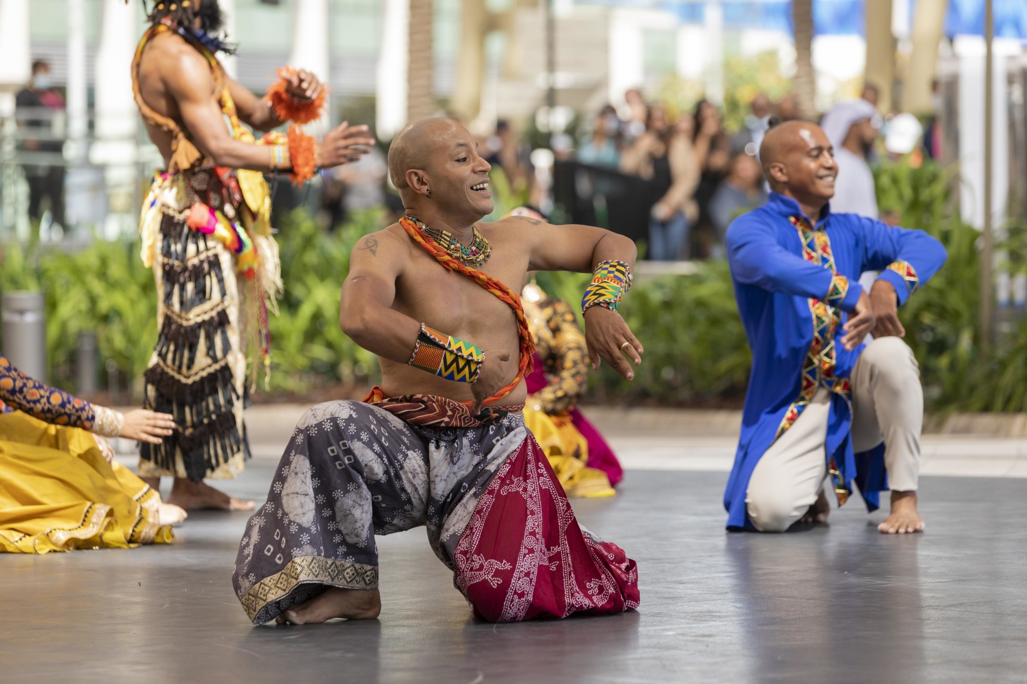 Cultural performance during the Mauritius National Day Ceremony at Al Wasl m63395