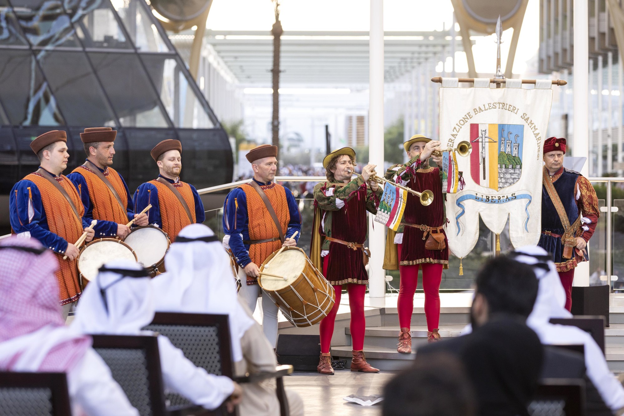 Cultural performance during the San Marino National Day Ceremony at Al Wasl m48667