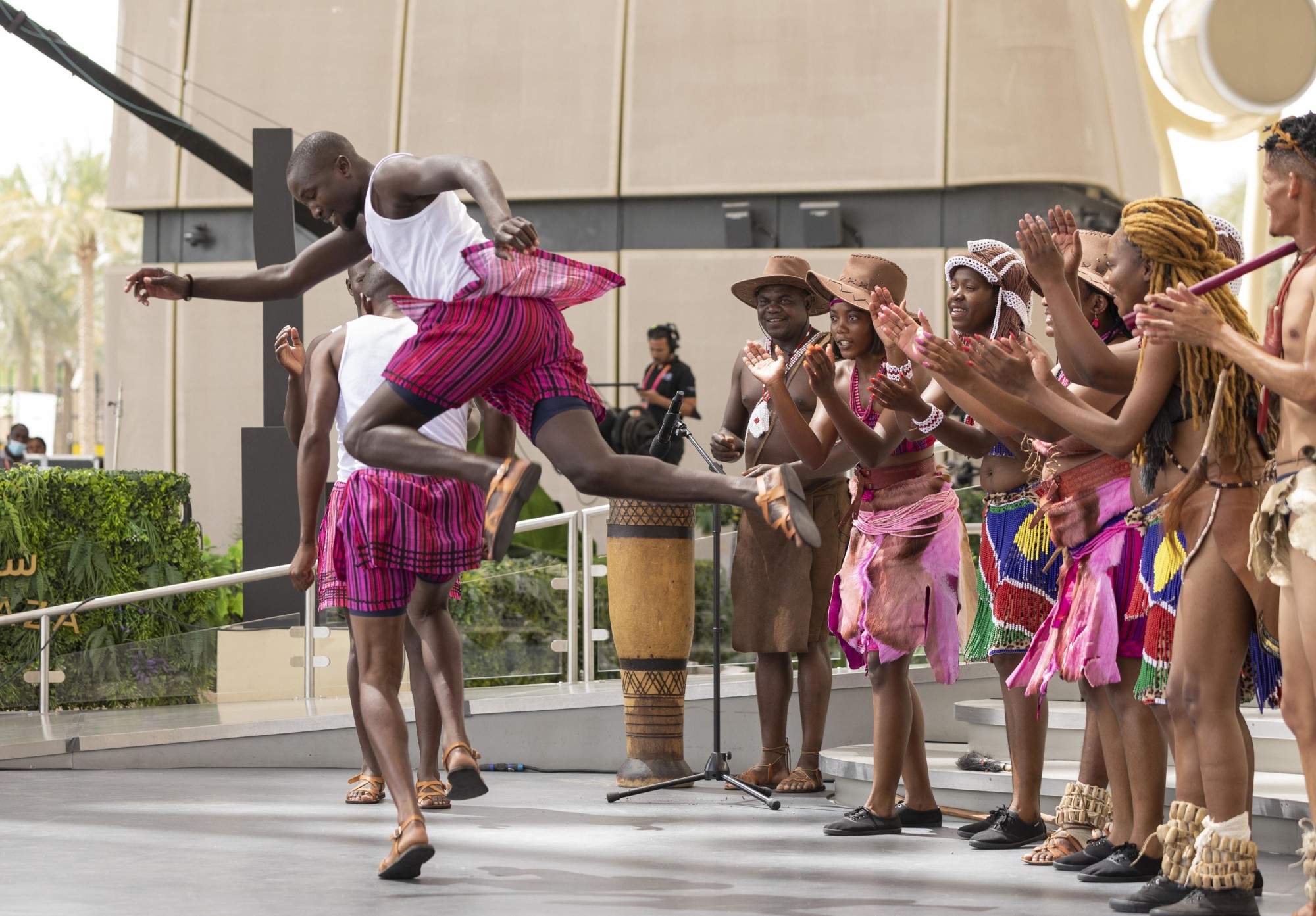 A cultural performance during the Namibia National Day Ceremony at Al Wasl m68327